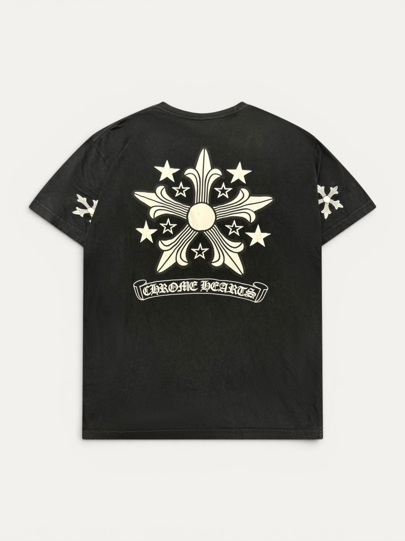 Chrome Hearts Vintage Black Star Dagger Tee
