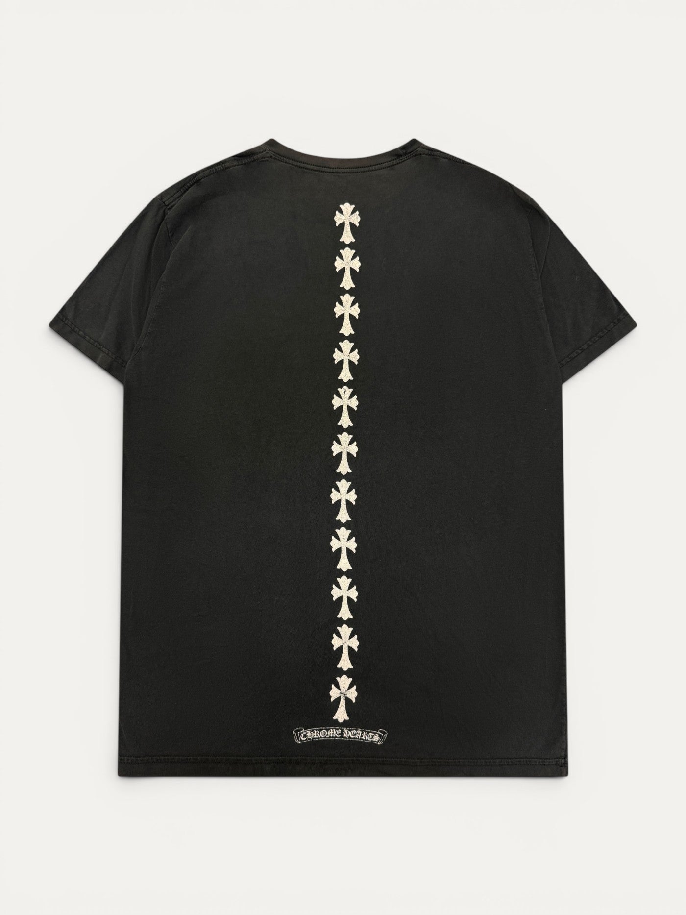 Chrome Hearts Vintage Cemetery Logo Black Tee