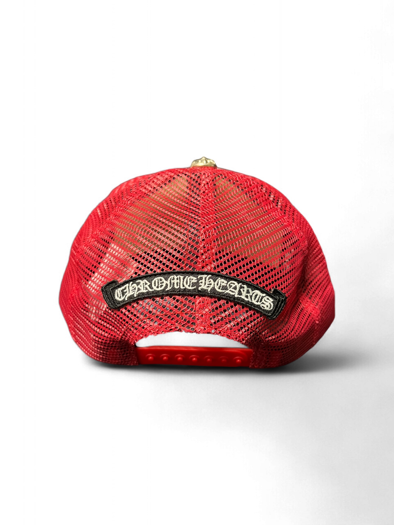 Chrome Hearts Red Cemetery Multicolor Cross Cap