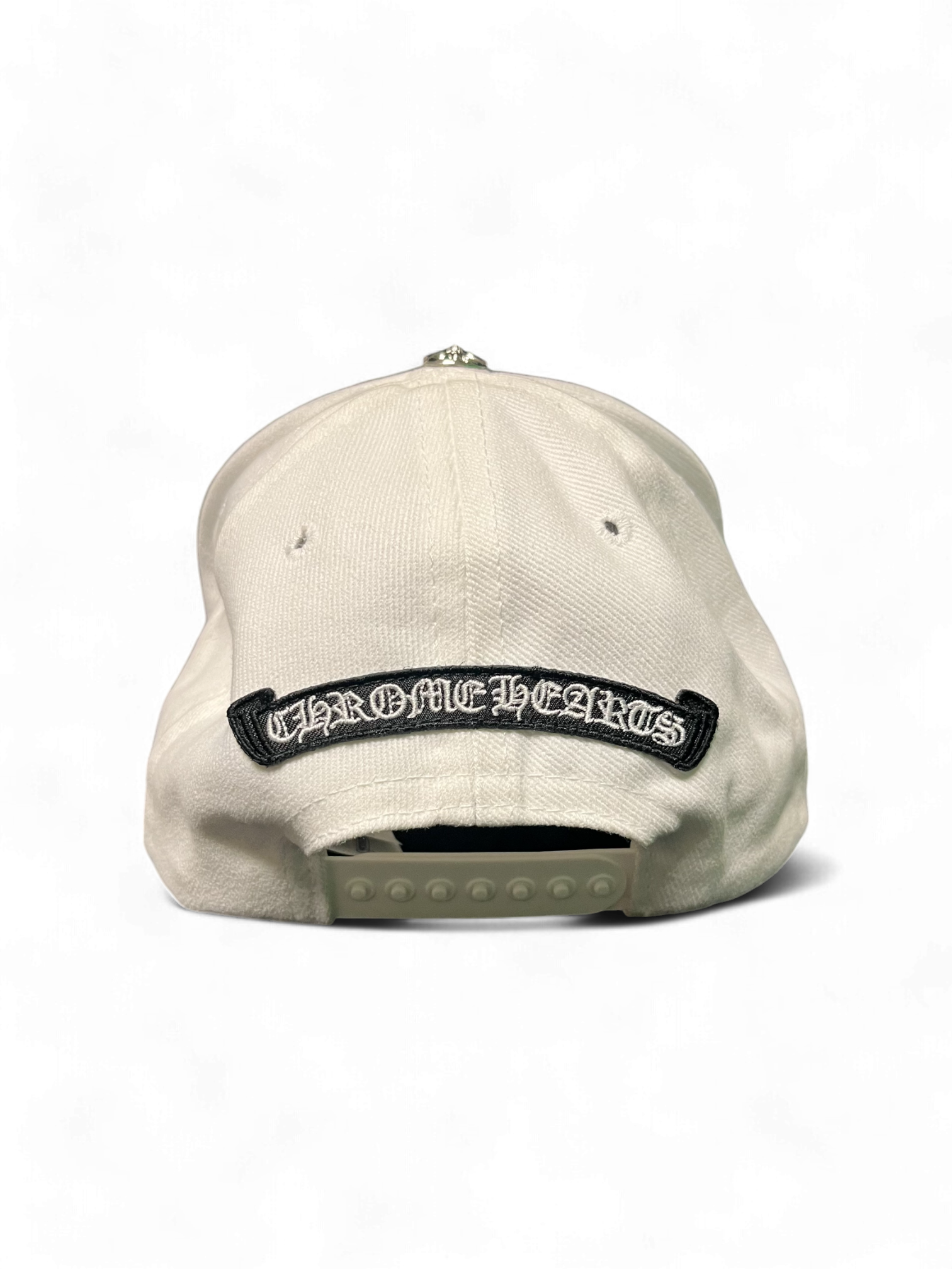 Chrome Hearts White Horseshoe Cap