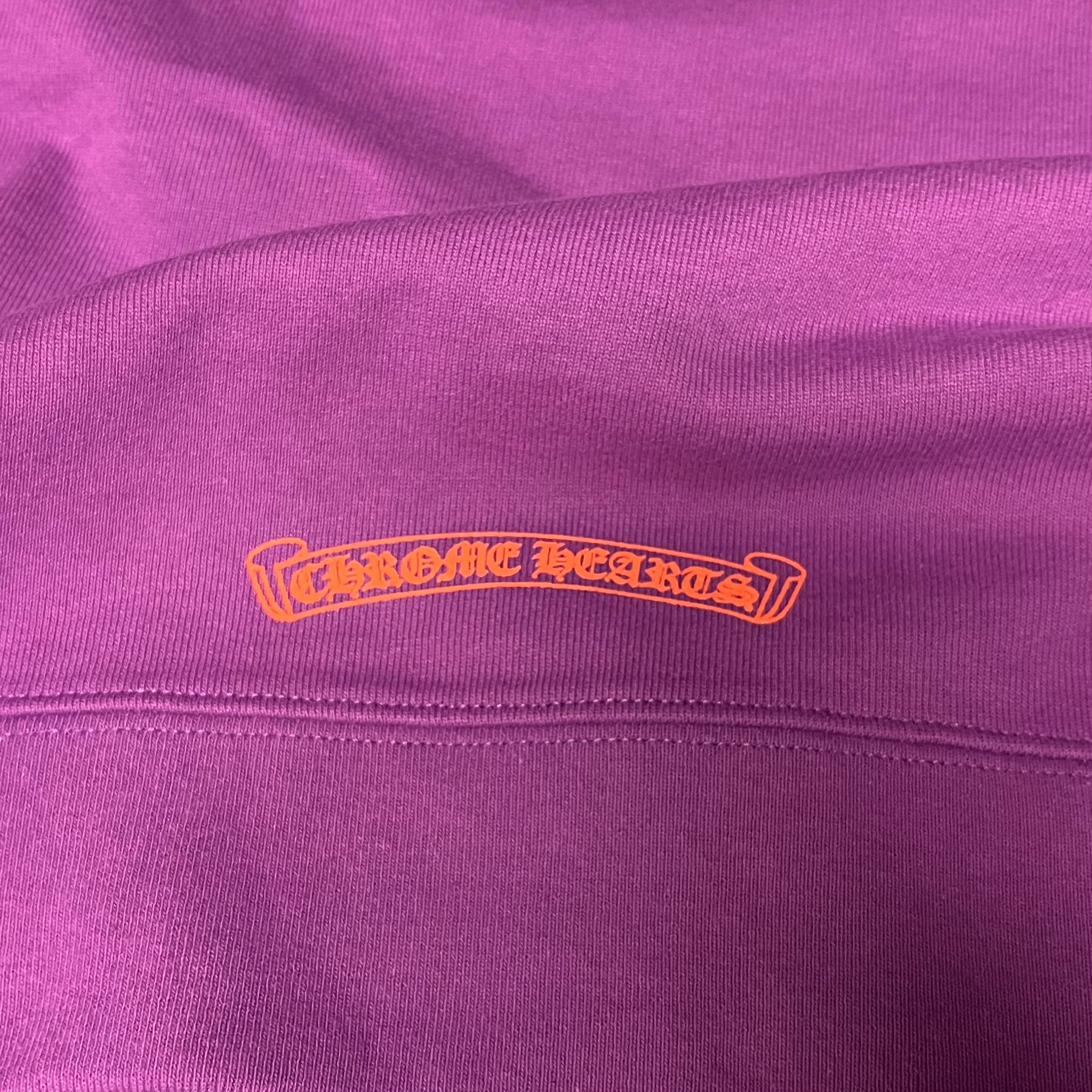 Chrome Hearts Matty Boy I Want More Not Less Purple Hoodie