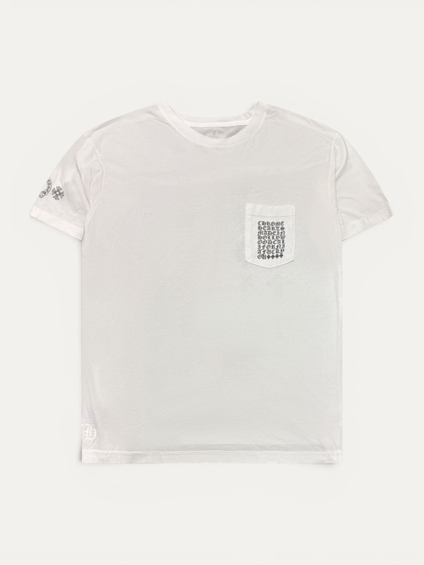Chrome Hearts White Multi Logo Tee