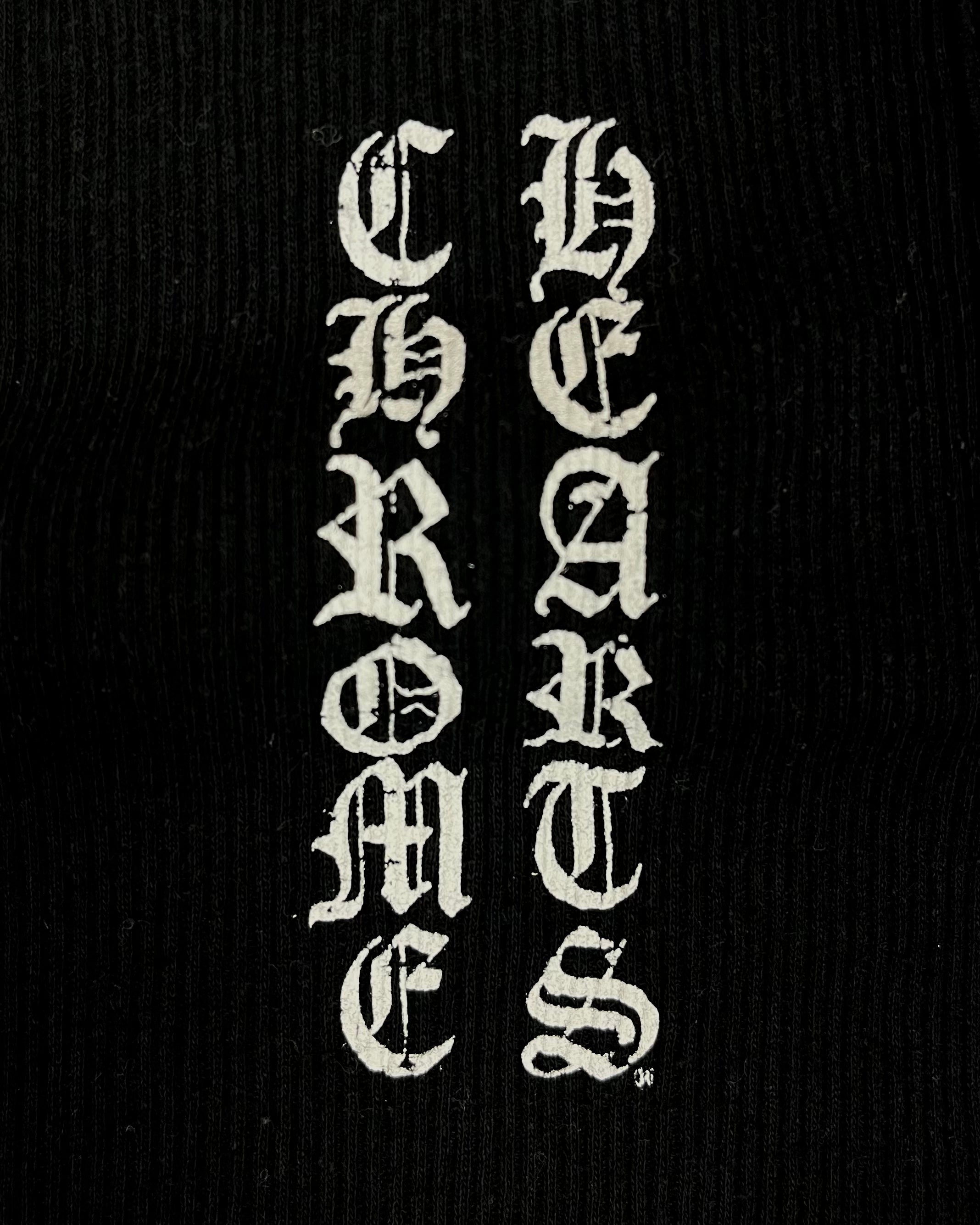 Chrome Hearts Black Stars Logo Tank Top