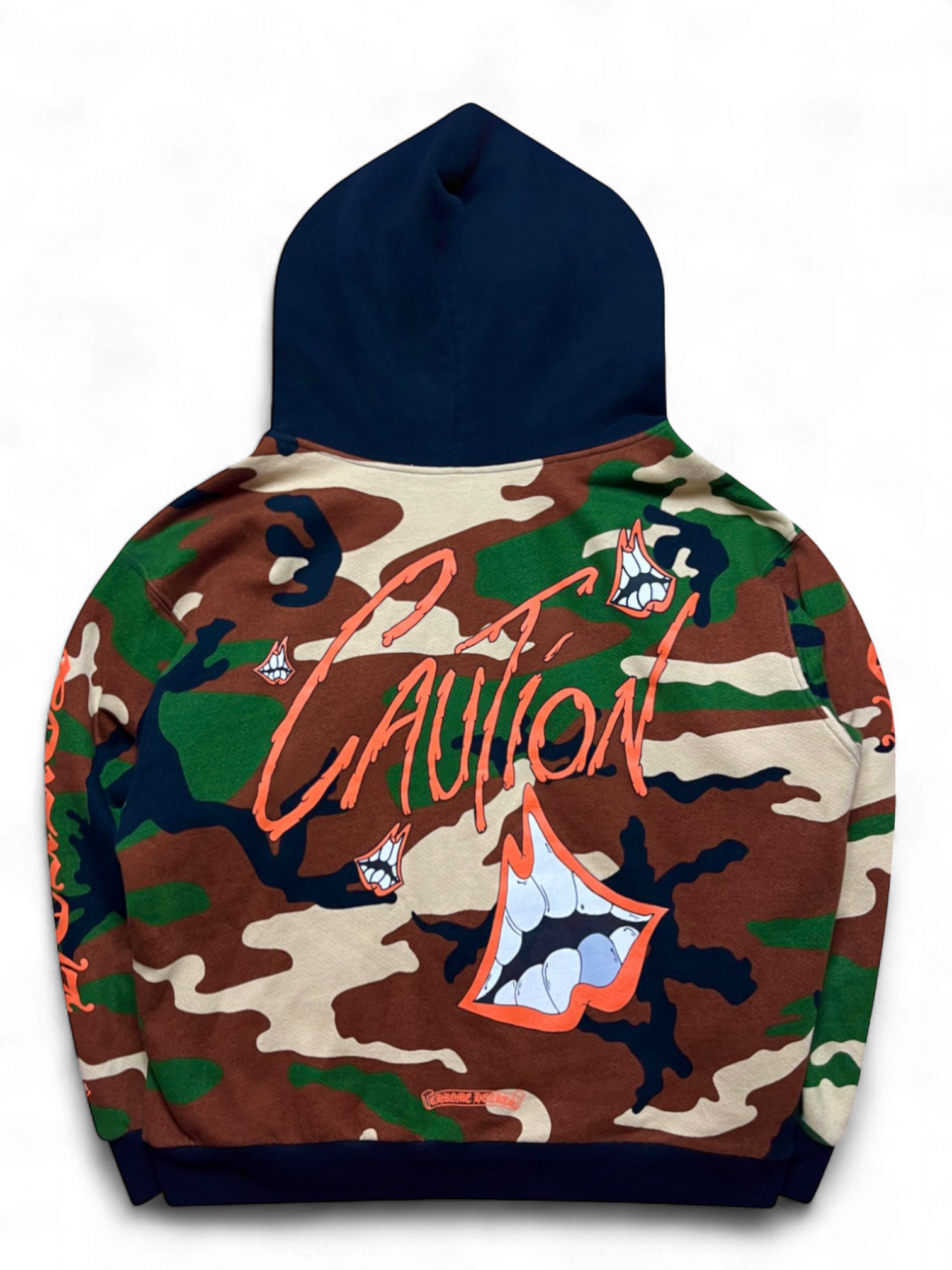 Chrome Hearts Matty Boy Camo Caution Thermal Hoodie