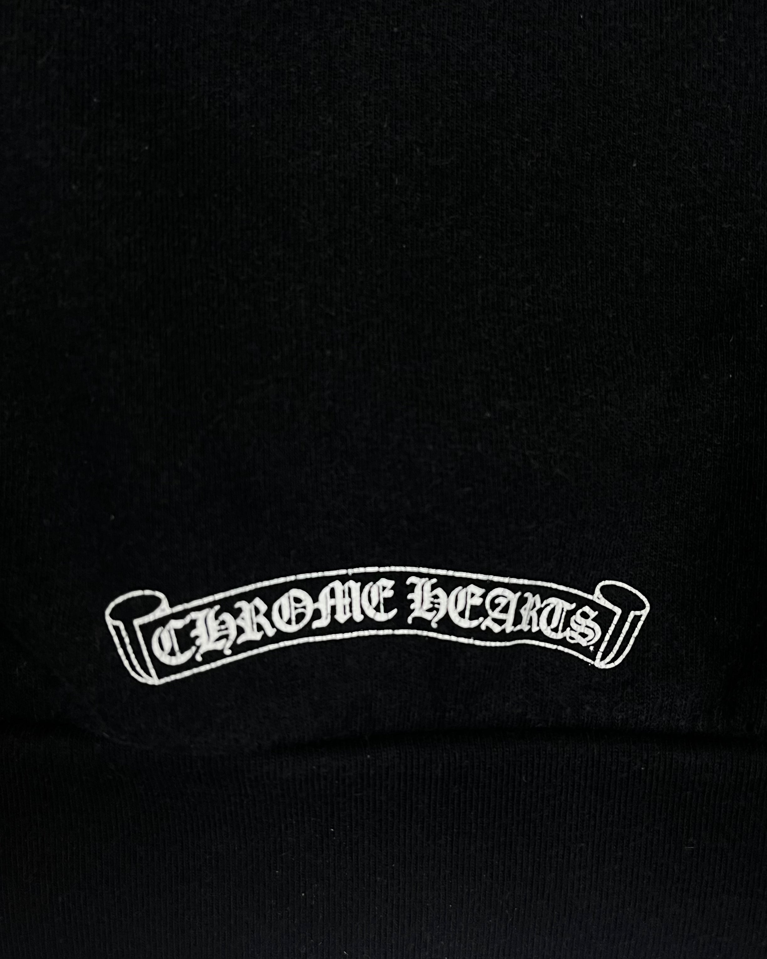 Chrome Hearts Black Logo Hoodie