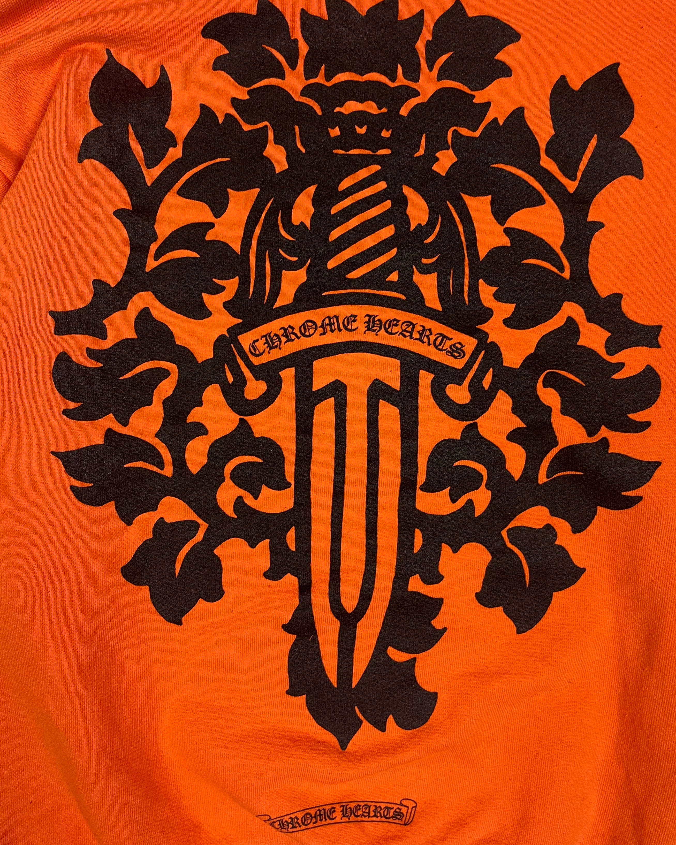 Chrome Hearts Orange Vine Dagger Hoodie