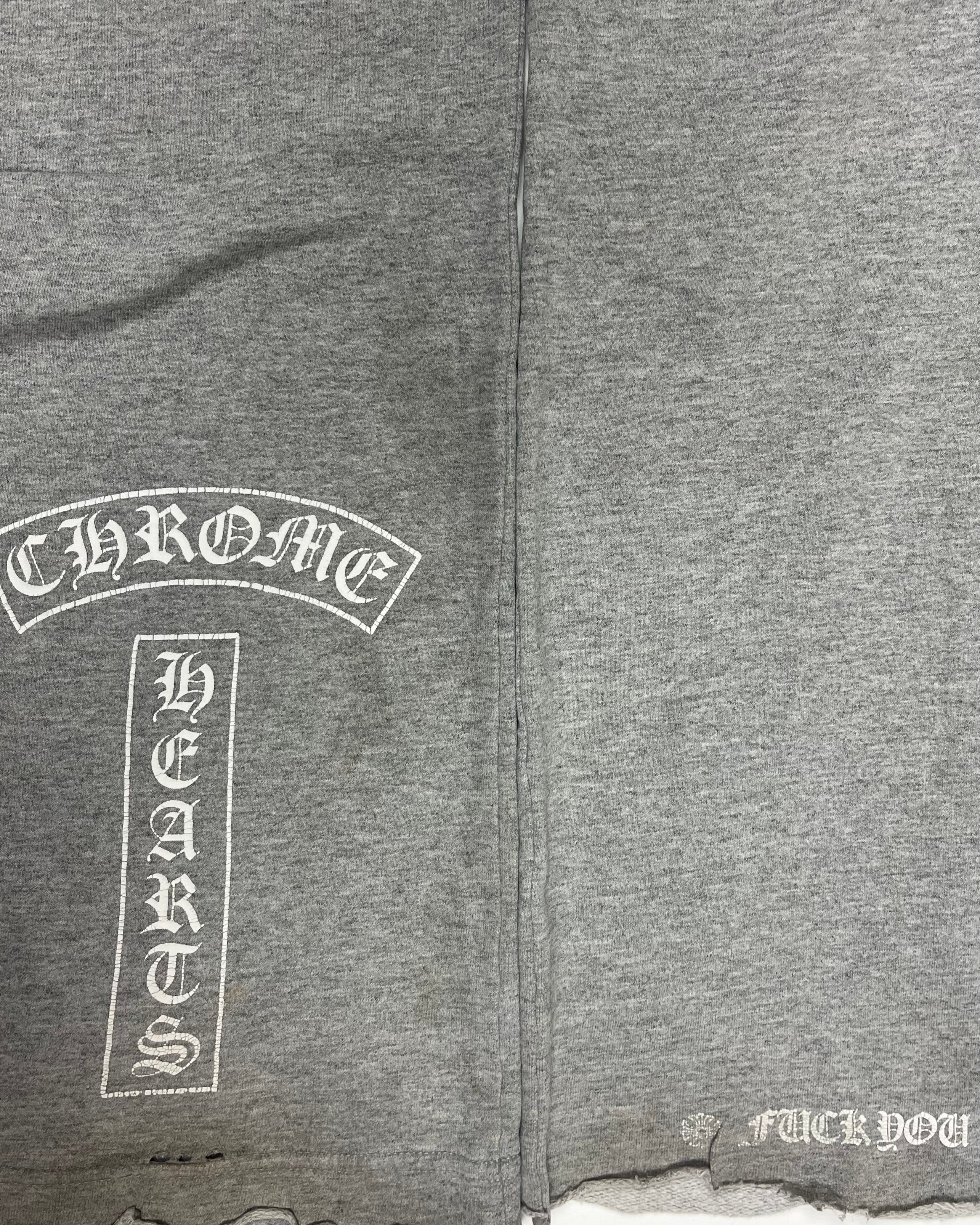 Chrome Hearts Grey Horseshoe Logo Trackpants