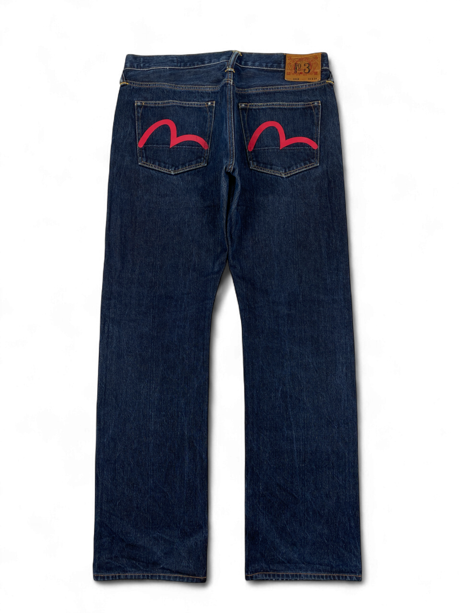 Evisu Red Seagull Blue Jeans