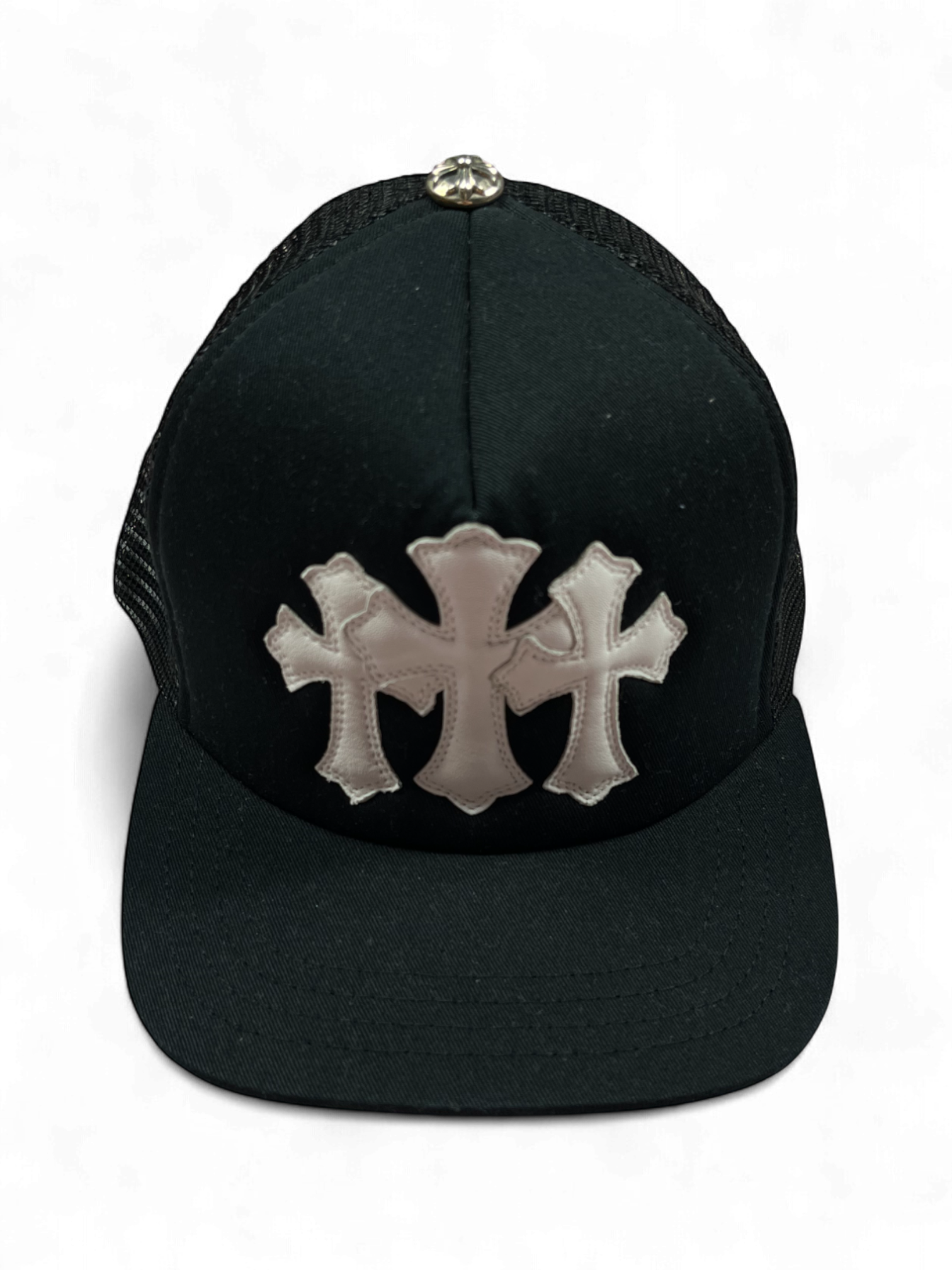 Chrome Hearts Black Cemetery Trucker Cap