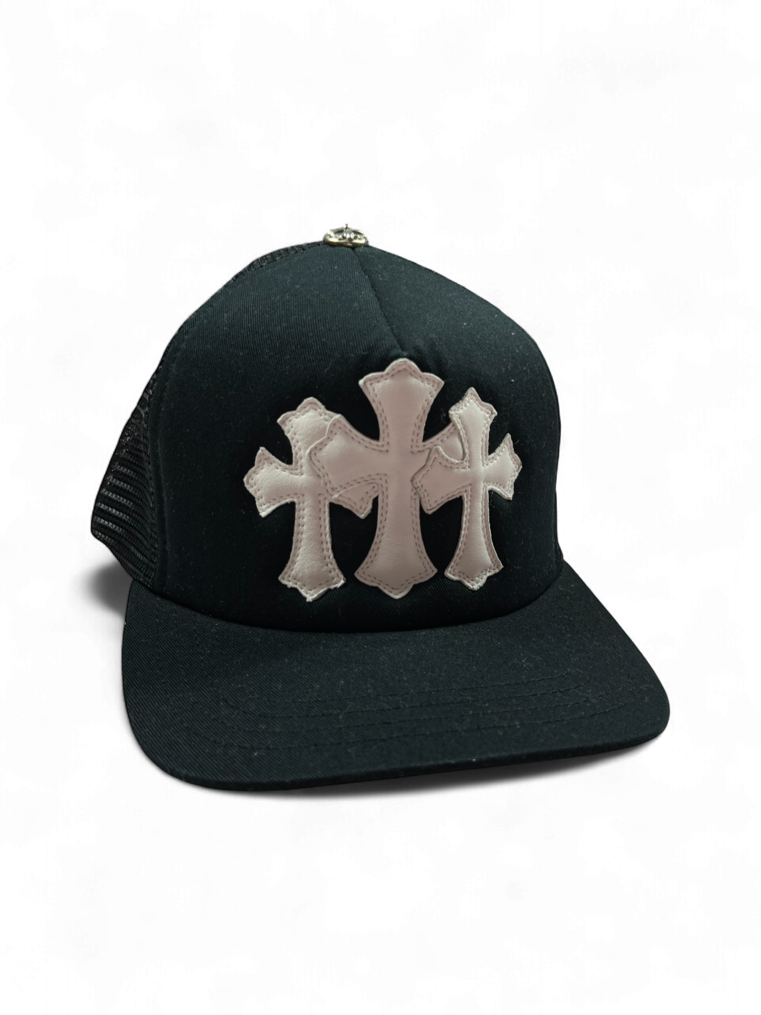 Chrome Hearts Black Cemetery Trucker Cap
