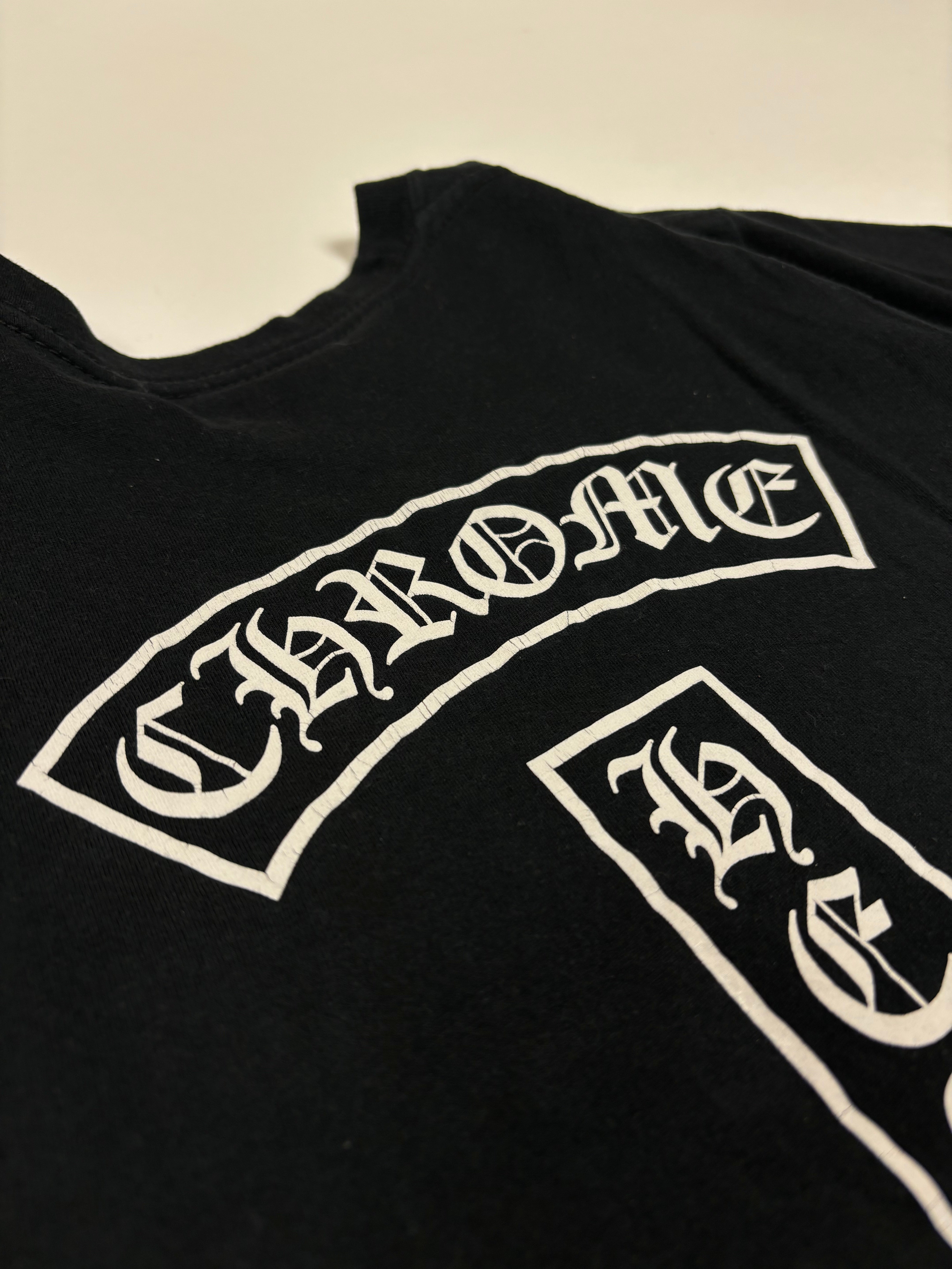 Chrome Hearts Black Vertical Logo Tee