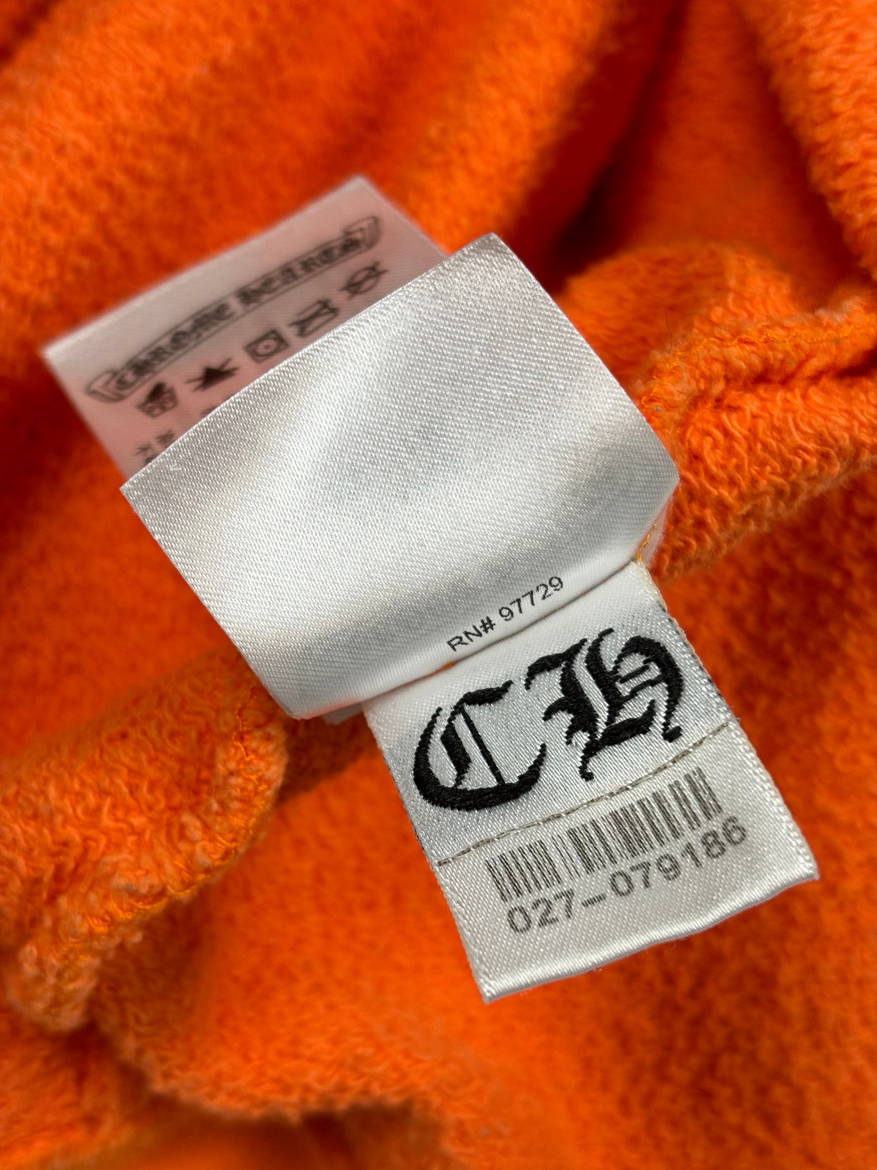 Chrome Hearts Matty Boy Orange Link & Build Crewneck