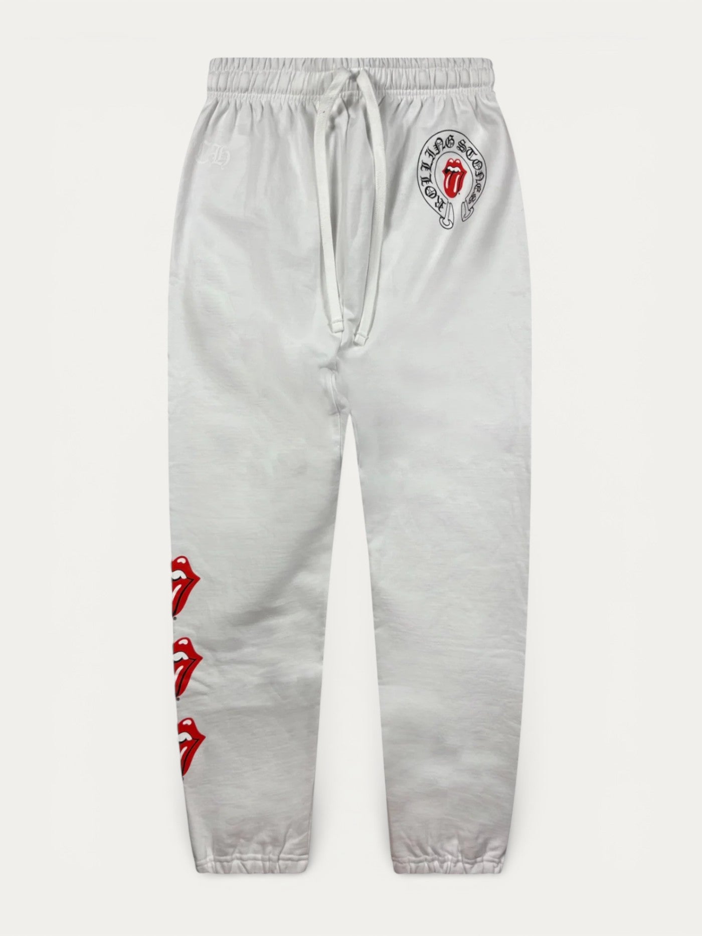 Chrome Hearts Rolling Stones Red White Sweatpants