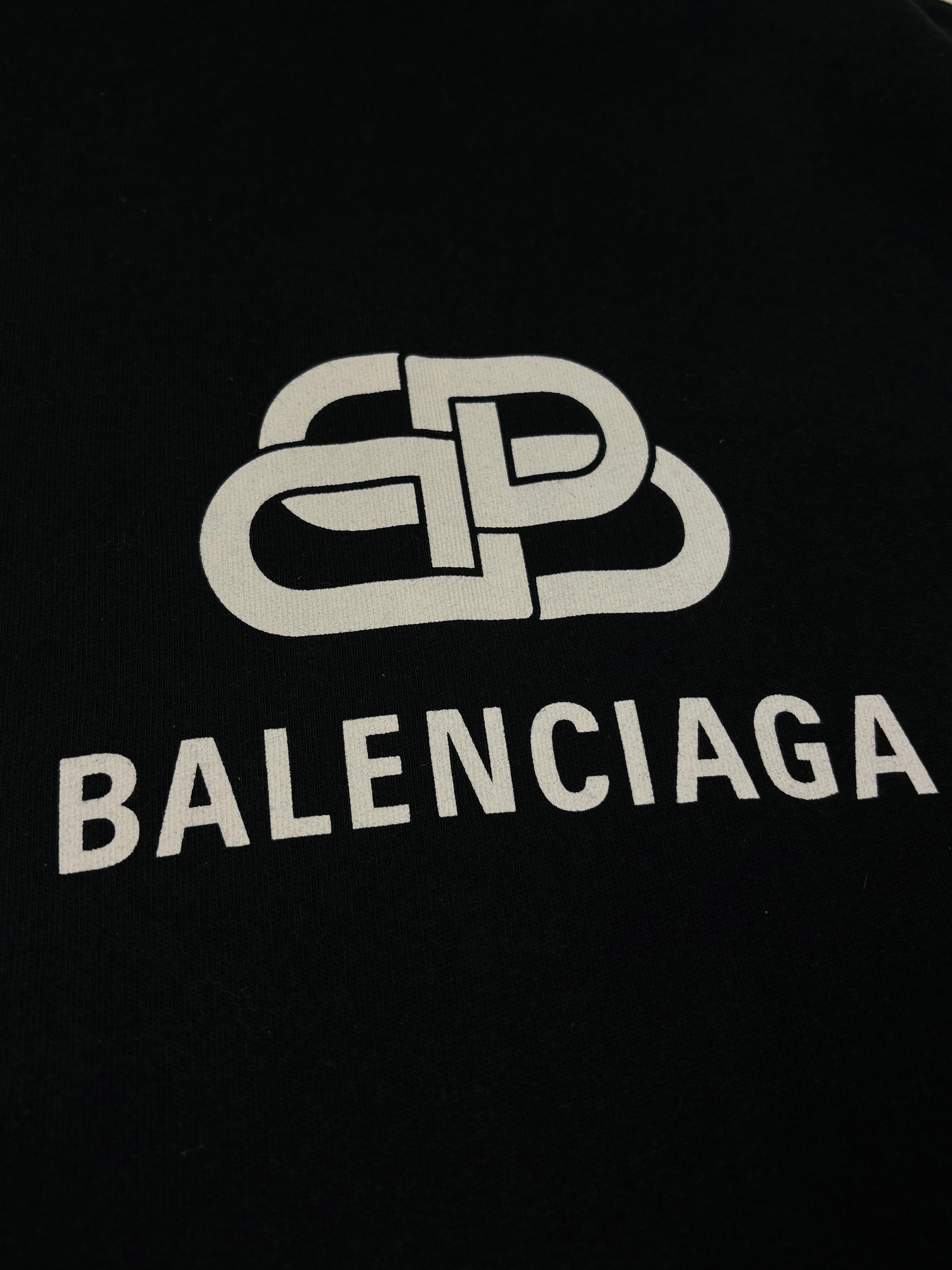 Balenciaga Black Logo Hoodie