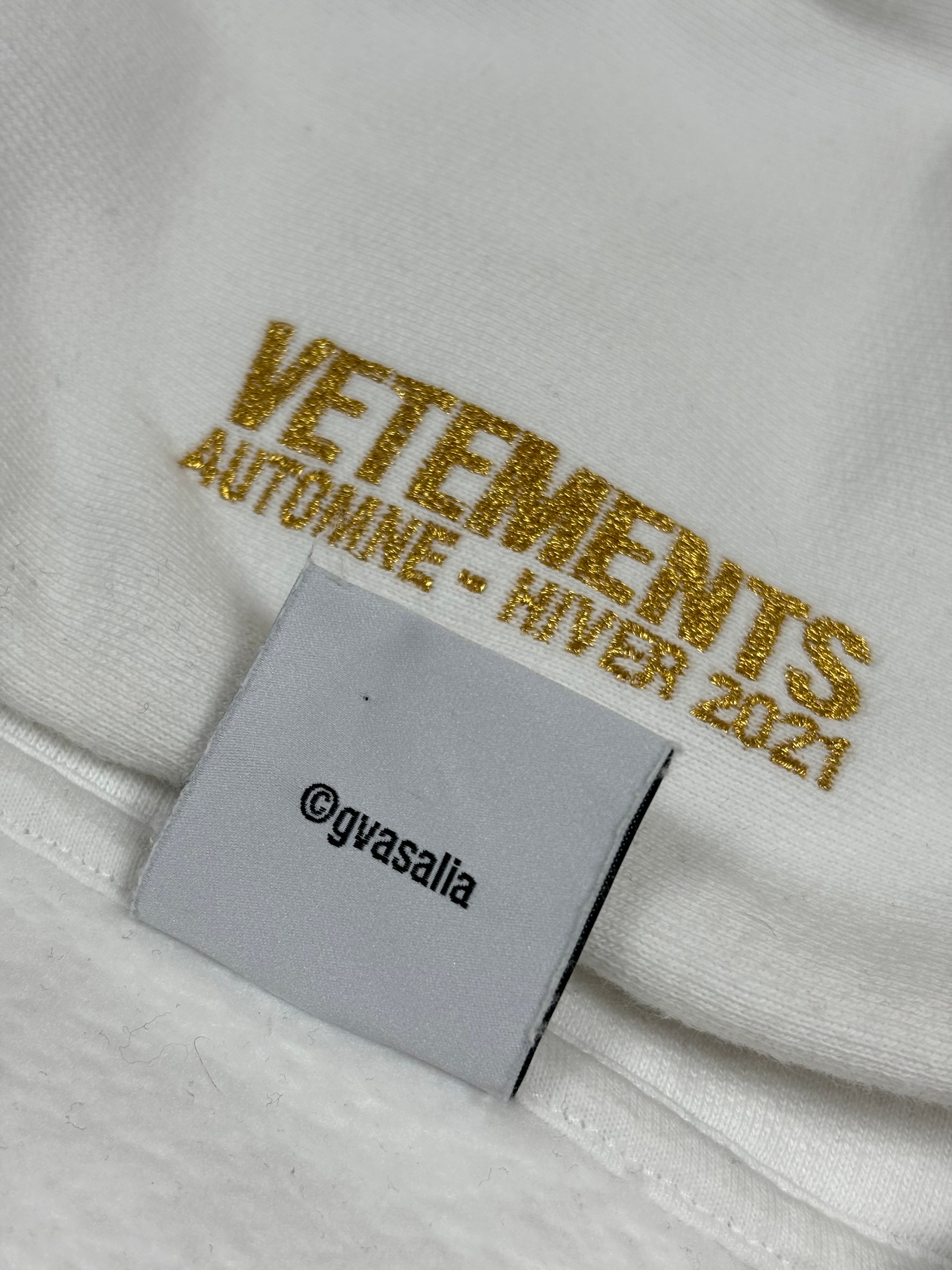 Vetements White Unicorn Heartbreaker Hoodie