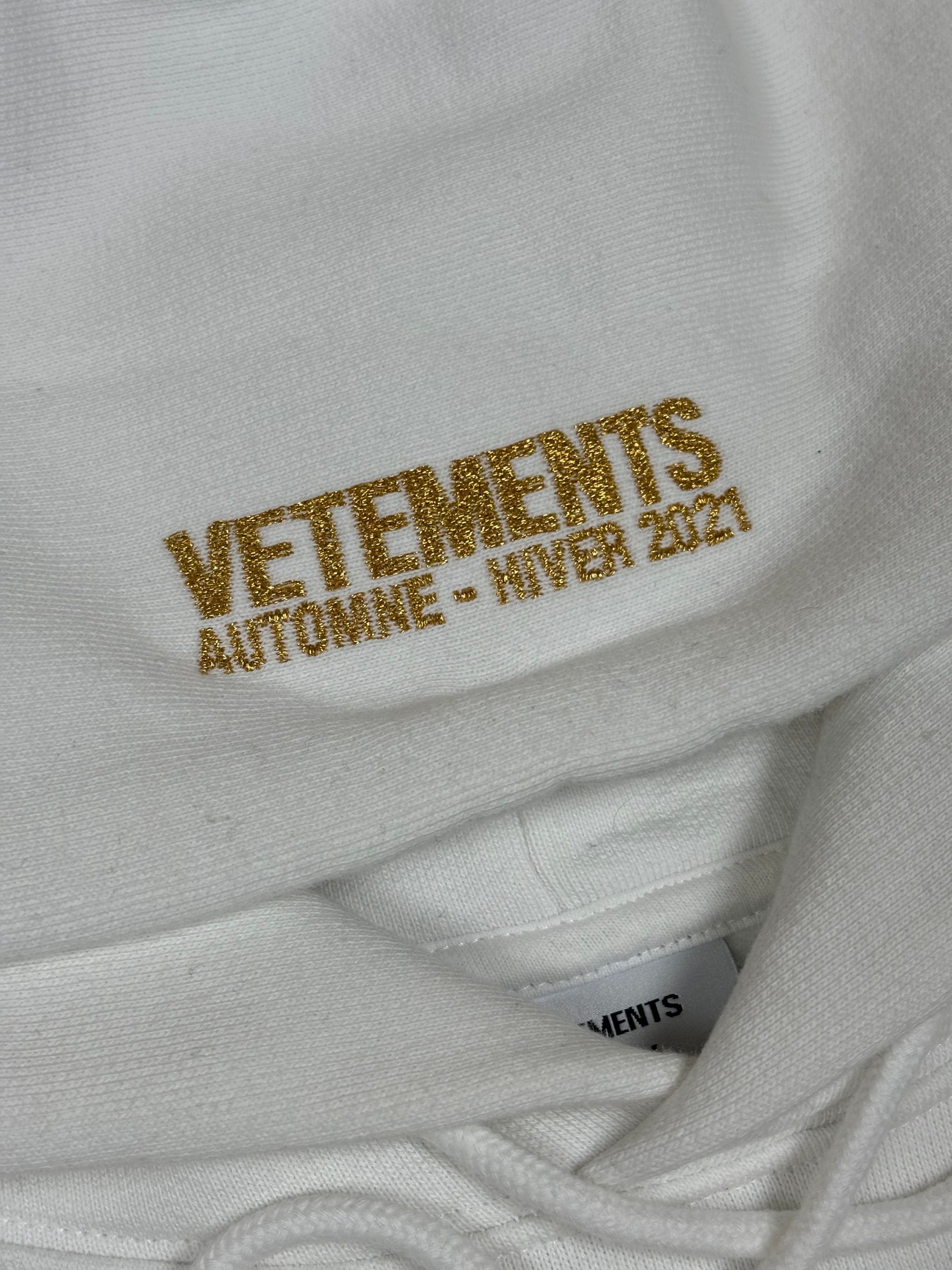 Vetements White Unicorn Heartbreaker Hoodie