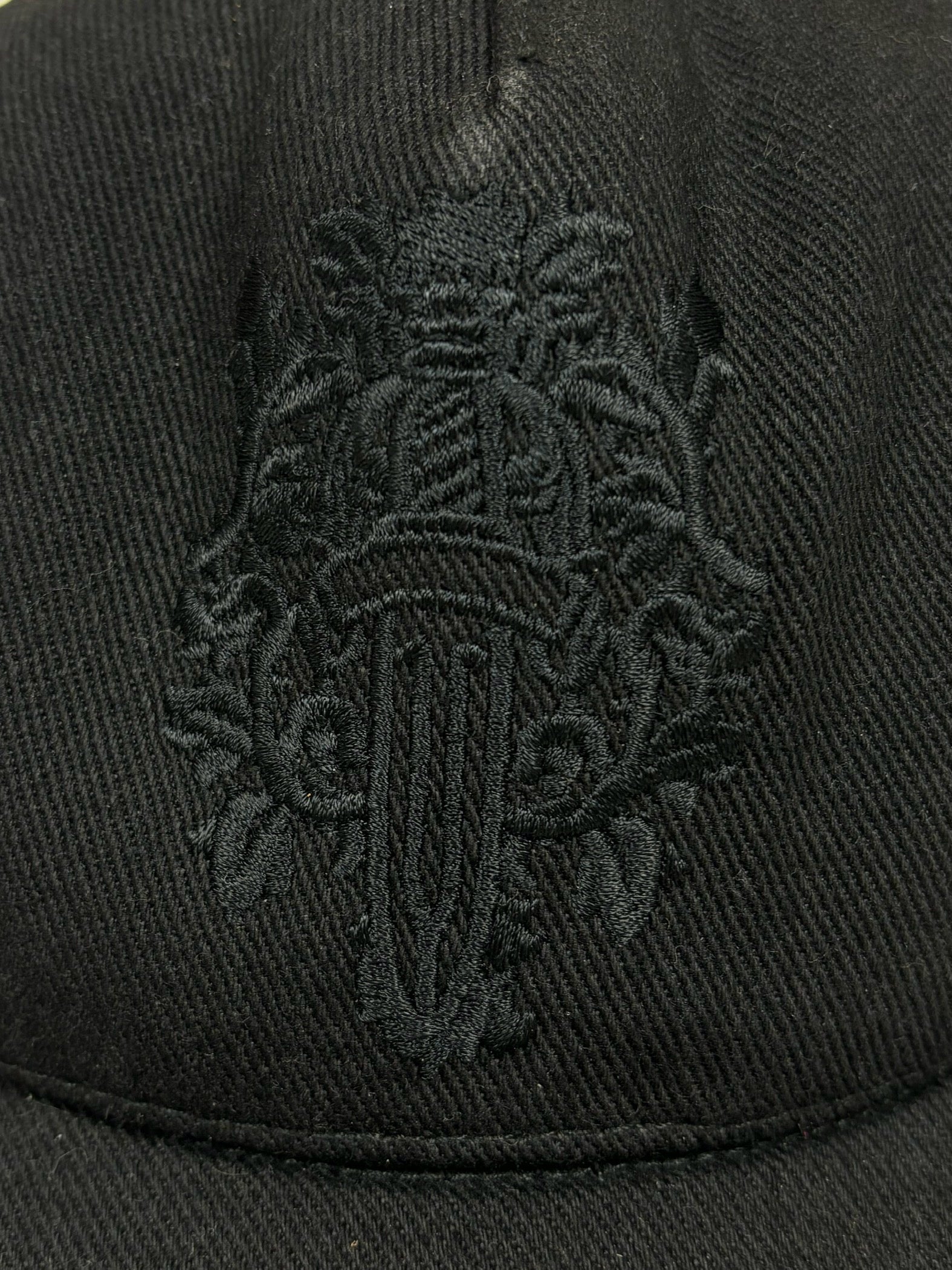 Chrome Hearts Black Tonal Dagger Cap