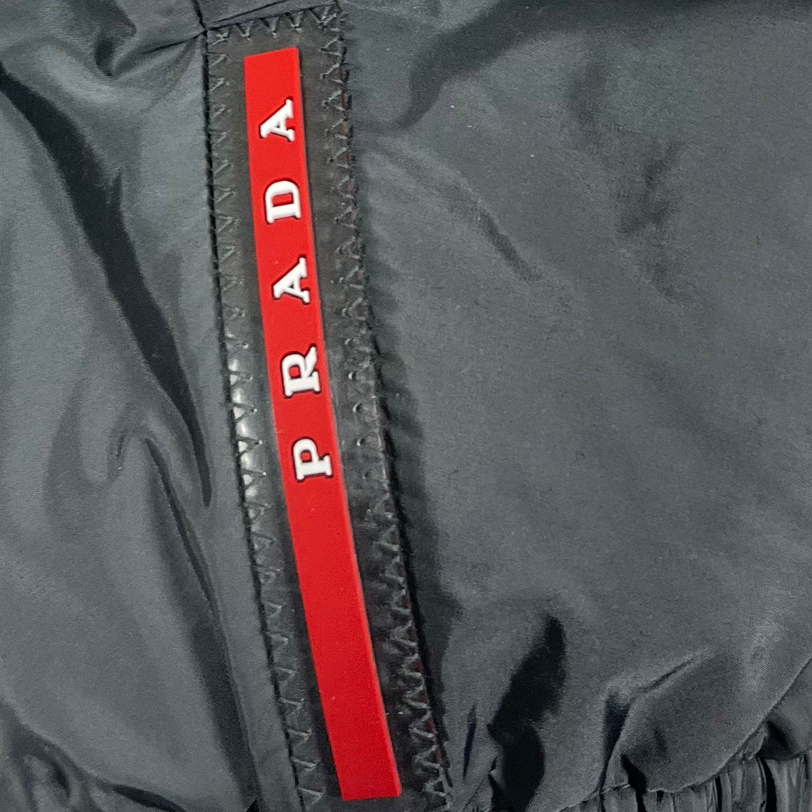 Prada Grey Brown Reversible Padded Jacket