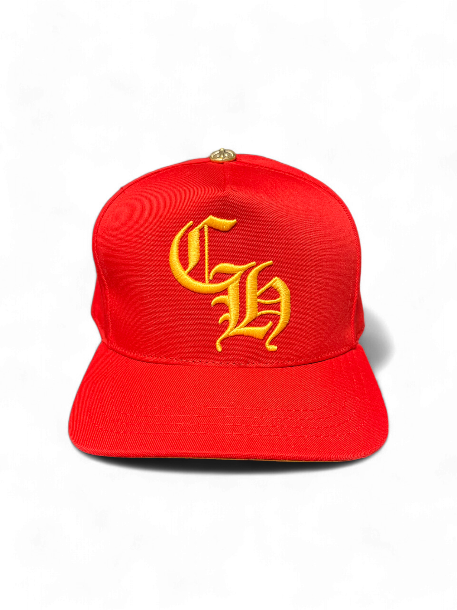 Chrome Hearts Red Yellow Baseball Cap