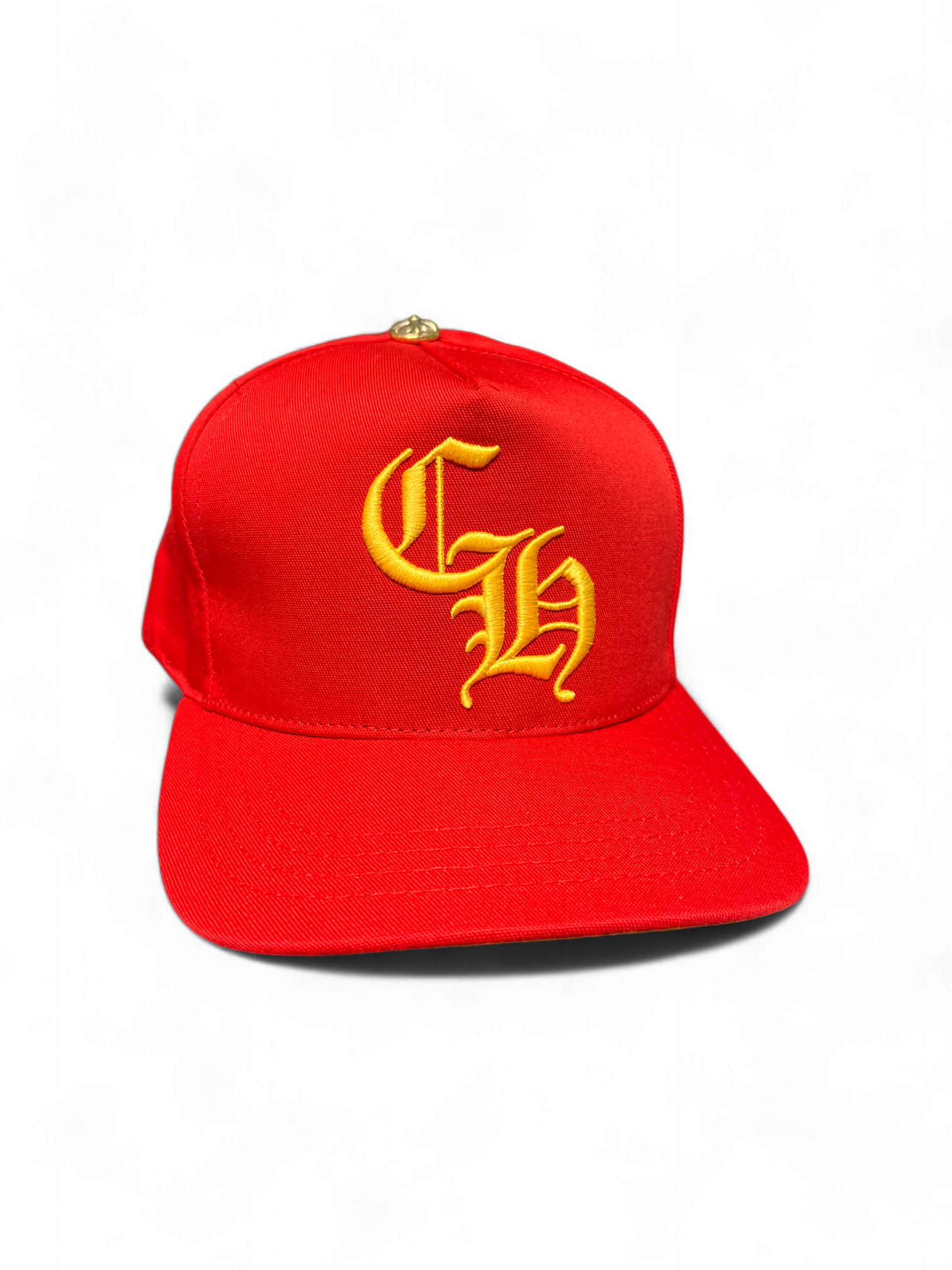 Chrome Hearts Red Yellow Baseball Cap