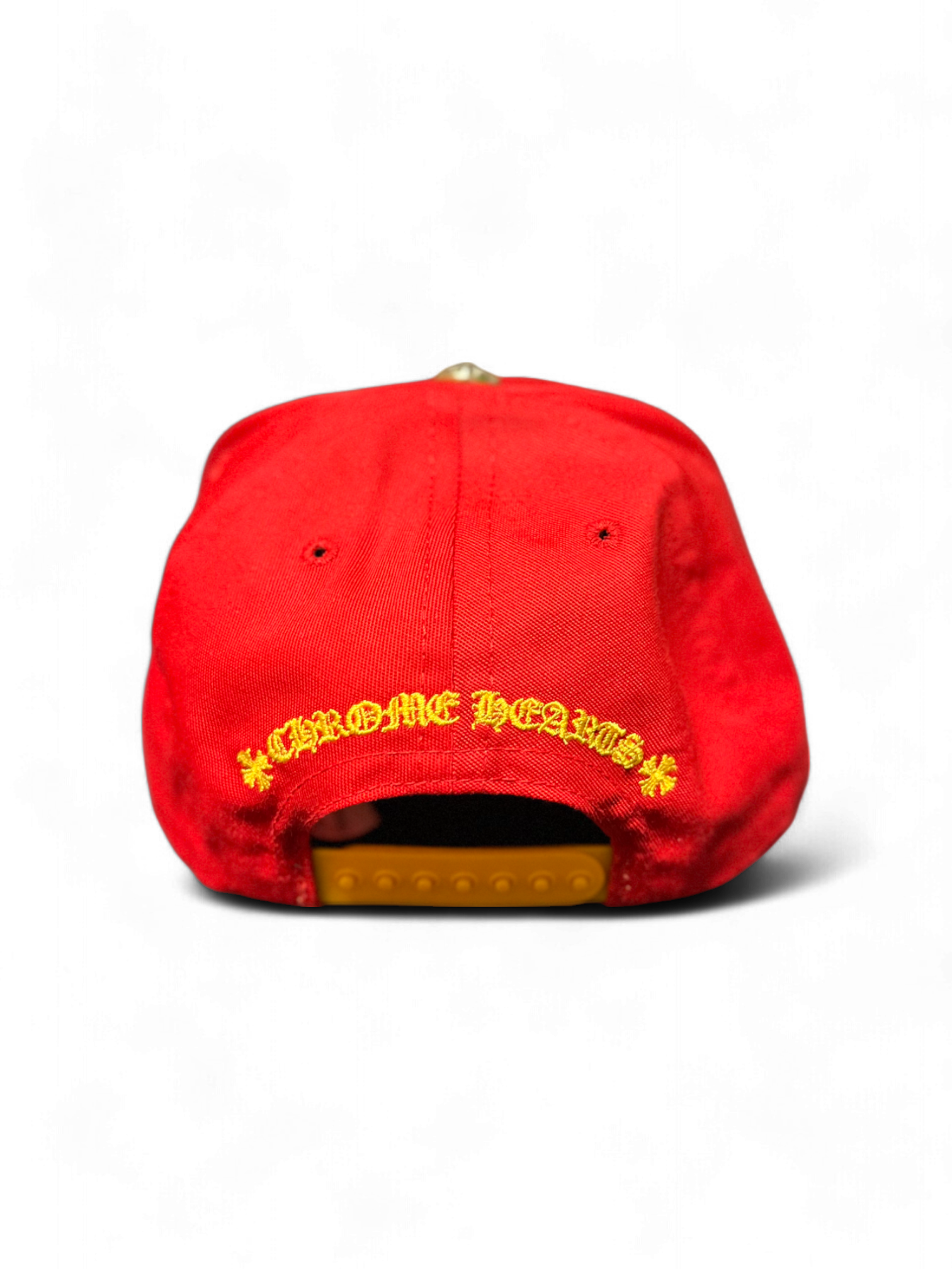 Chrome Hearts Red Yellow Baseball Cap