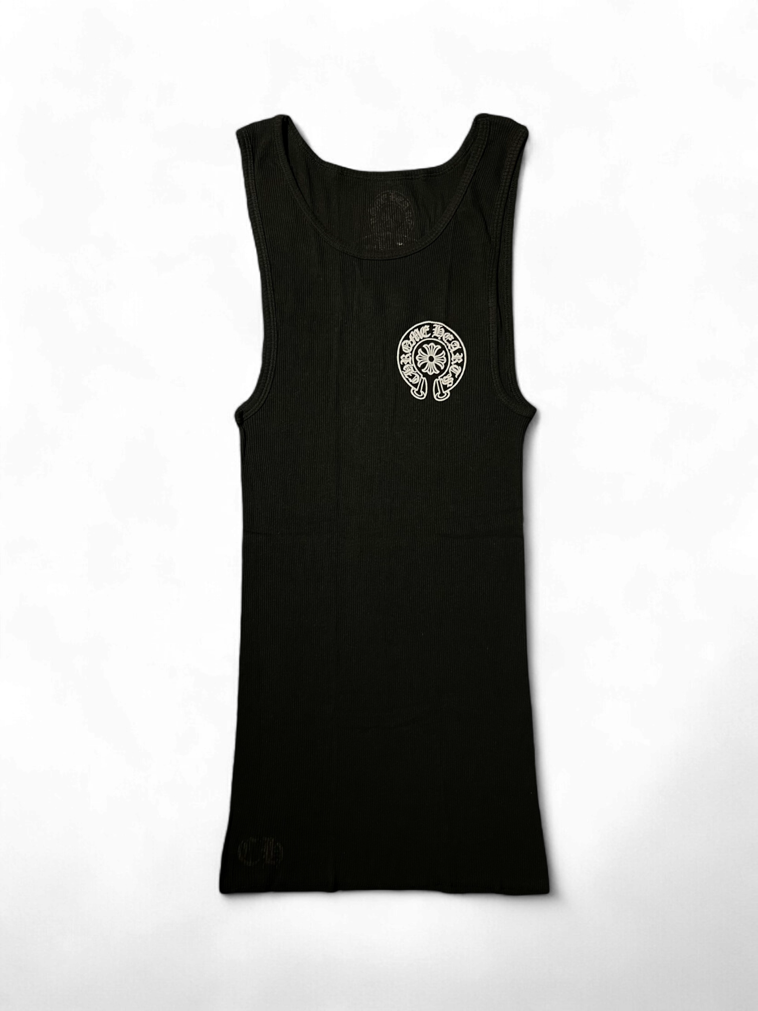 Chrome Hearts Black Horseshoe Tank Top