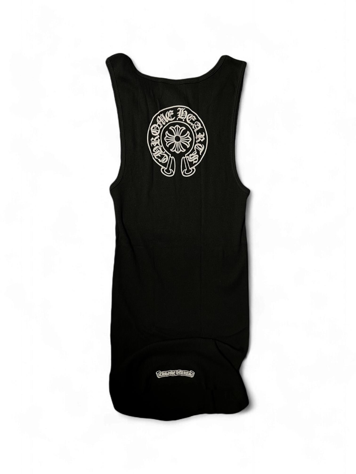 Chrome Hearts Black Horseshoe Tank Top