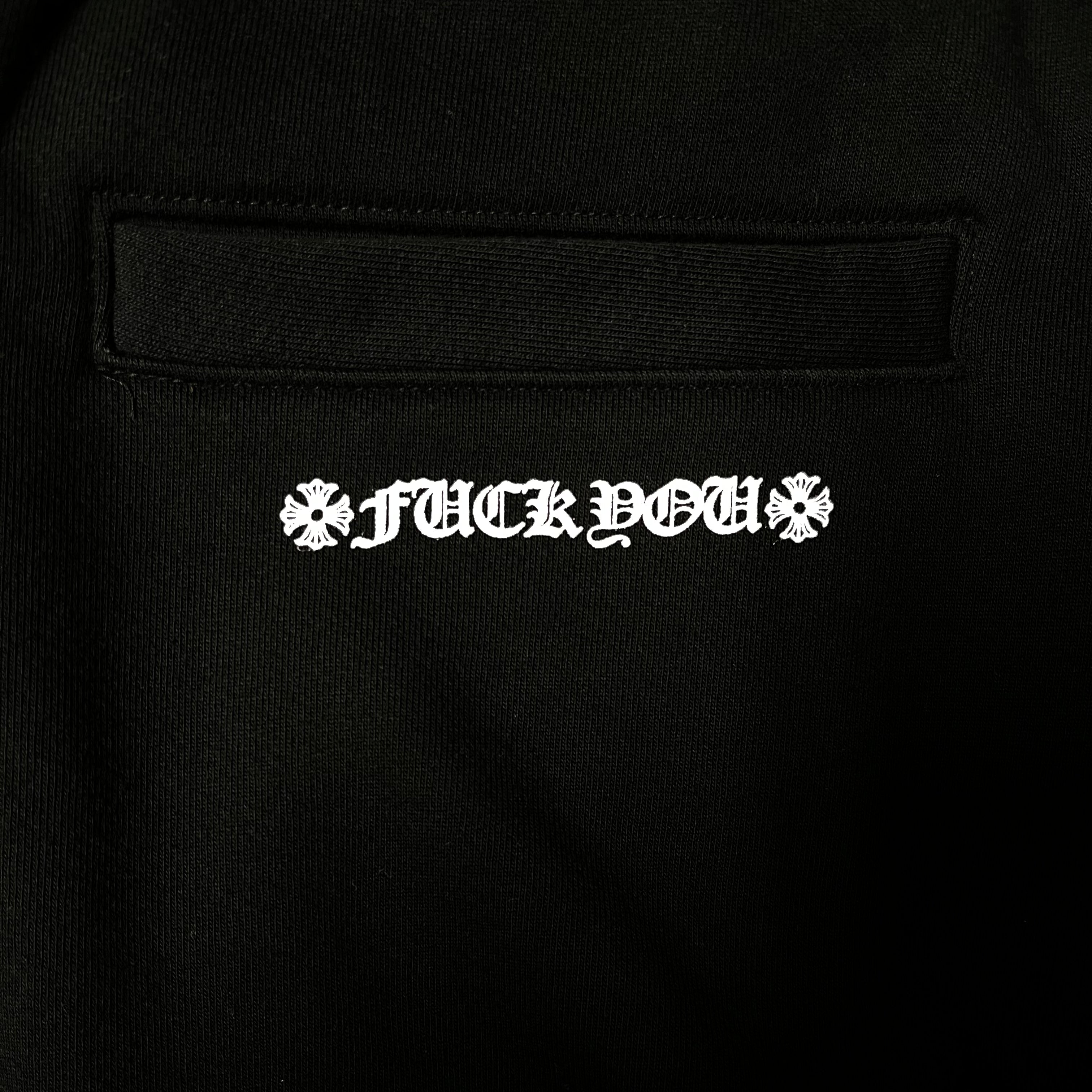 Chrome Hearts Black White Old English Sweatpants