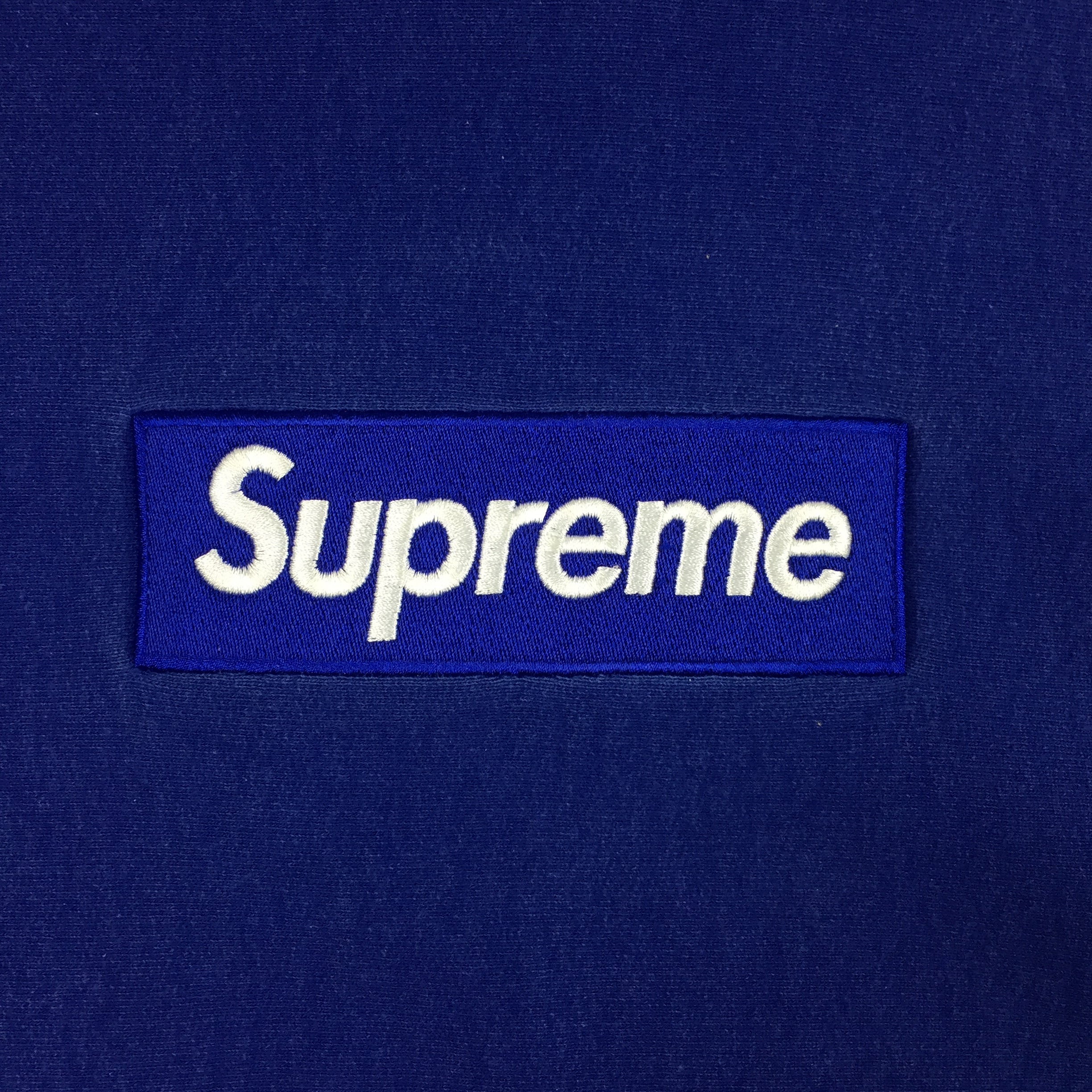 2008 Supreme Royal Blue Box Logo Hoodie