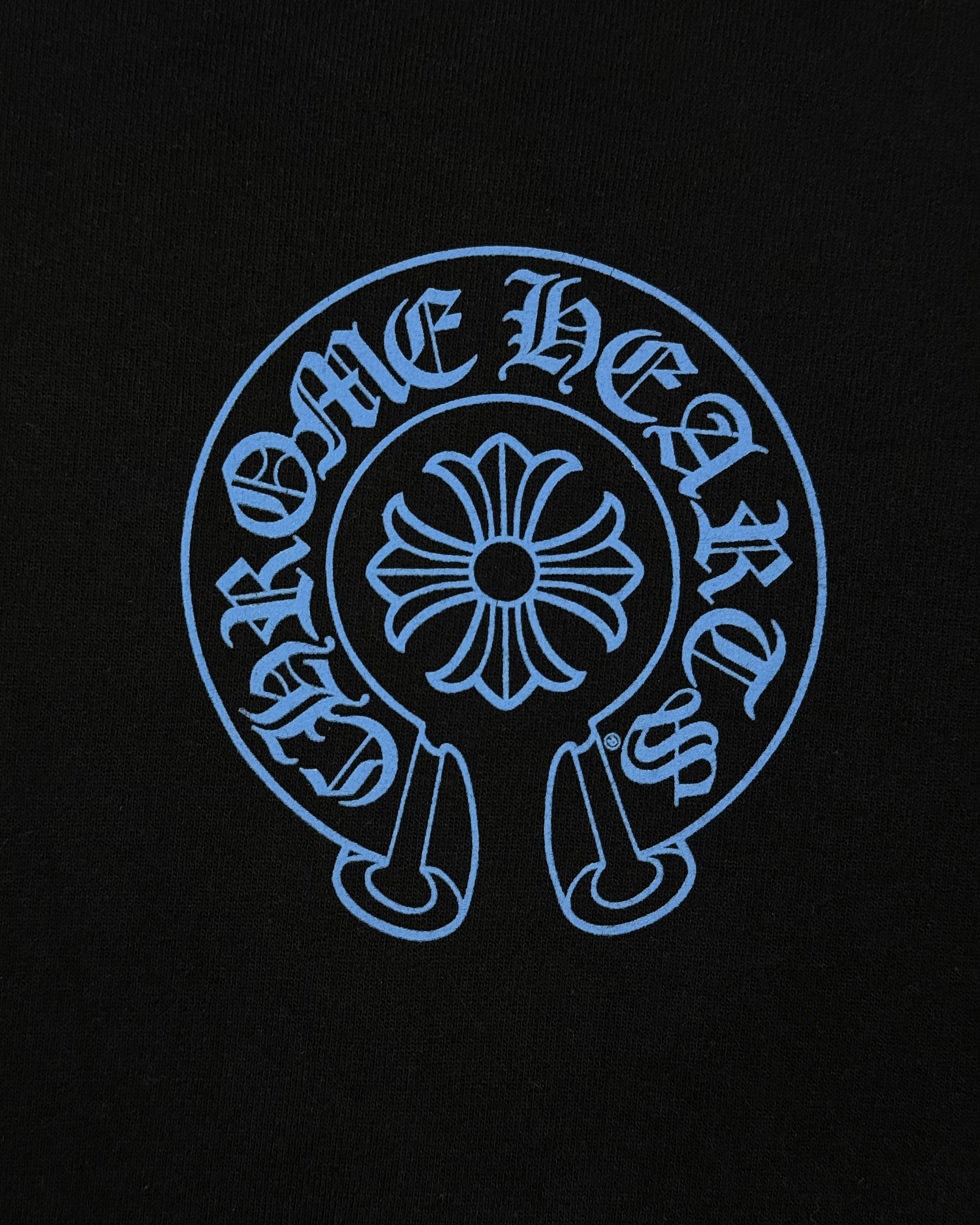 Chrome Hearts Online Exclusive Black Blue Hoodie