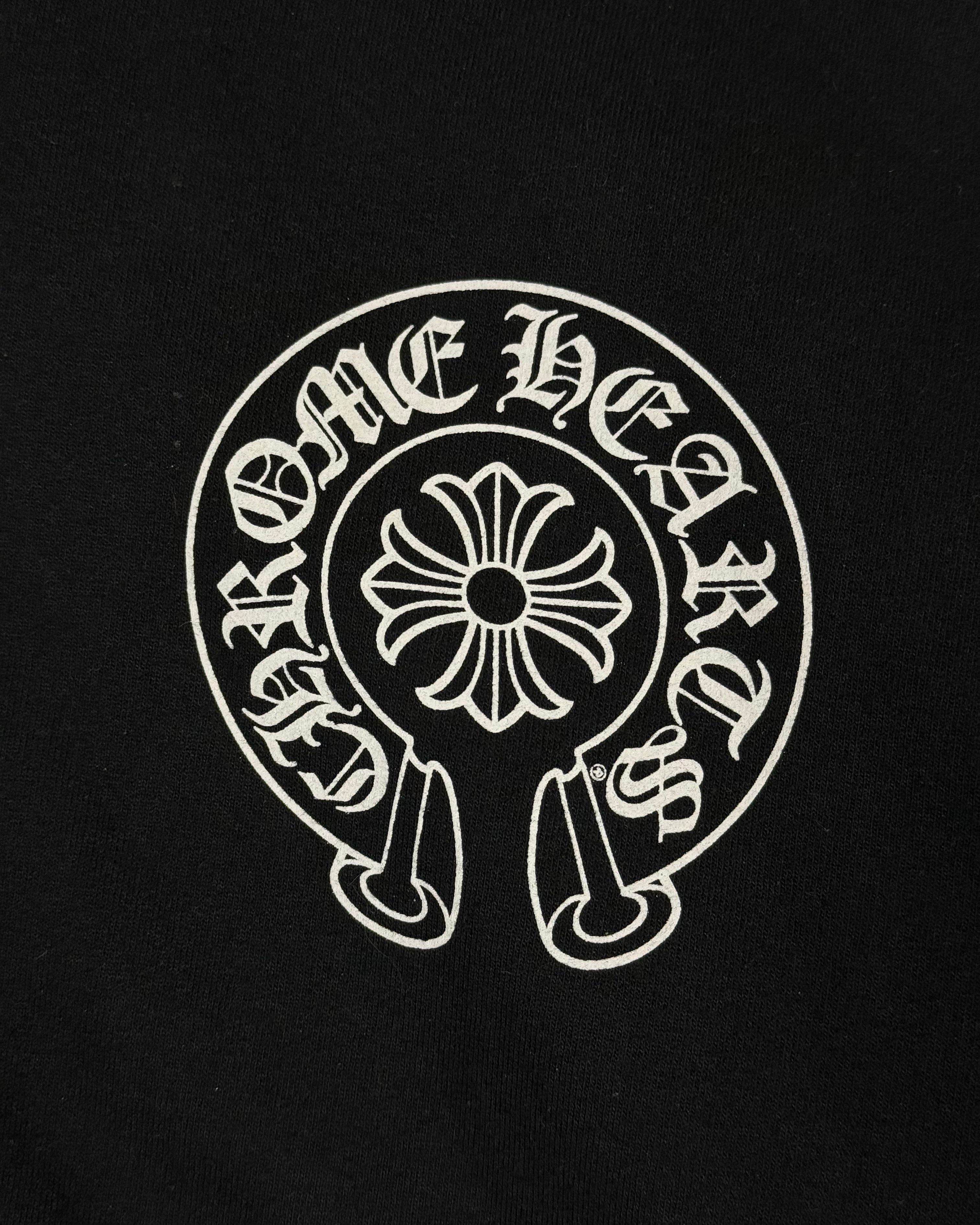 Chrome Hearts Malibu Exclusive Black Horseshoe Zip Up Hoodie