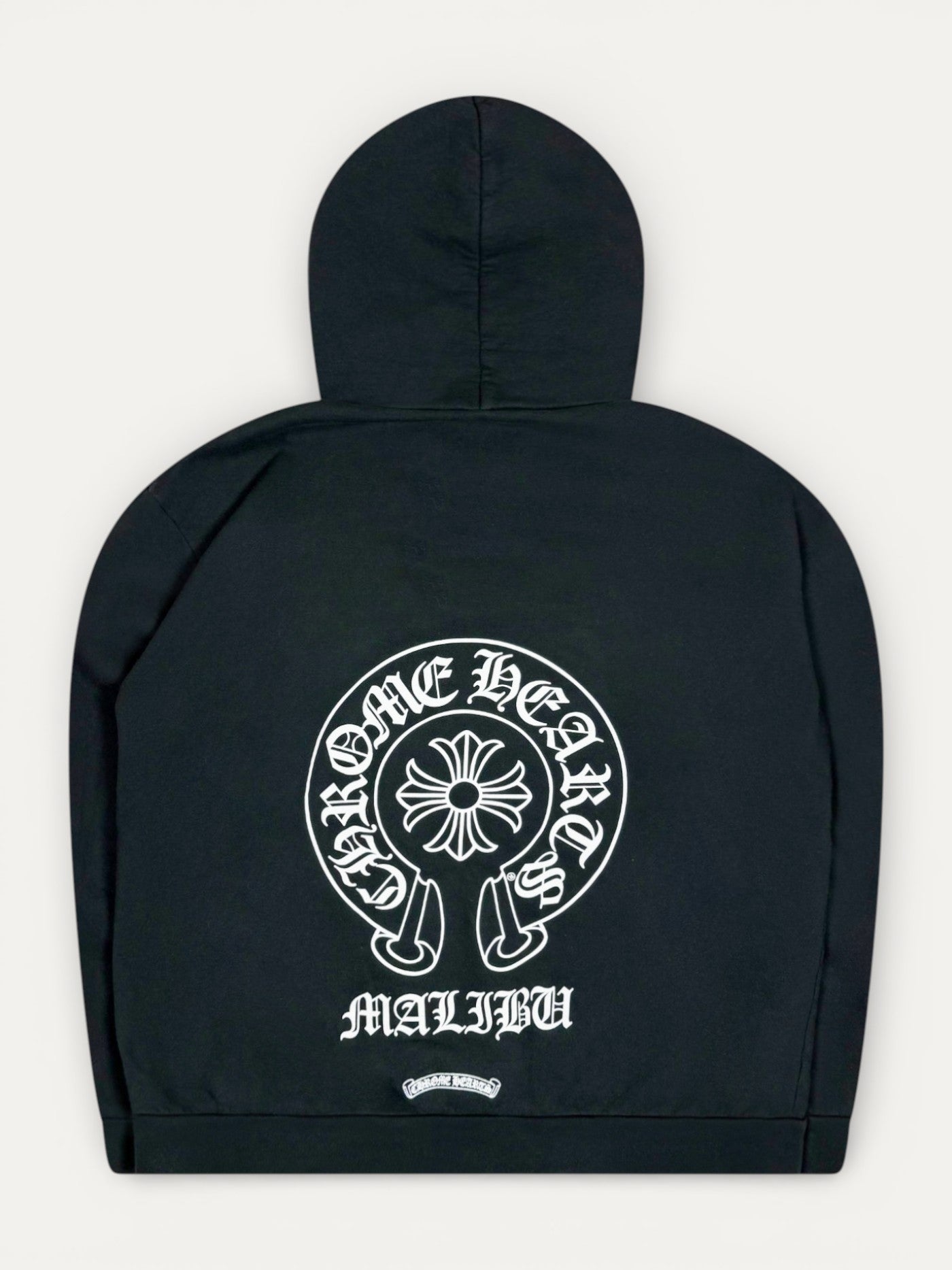 Chrome Hearts Malibu Exclusive Black Horseshoe Zip Up Hoodie