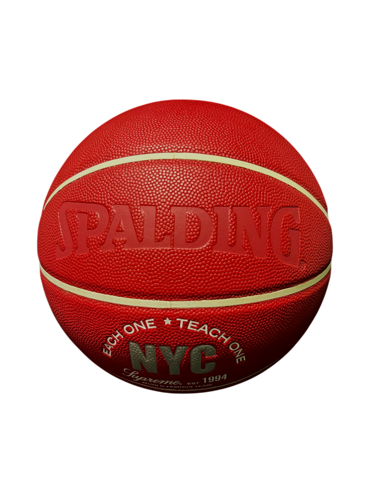 2007 Supreme Spalding Each One Teach One Basketball