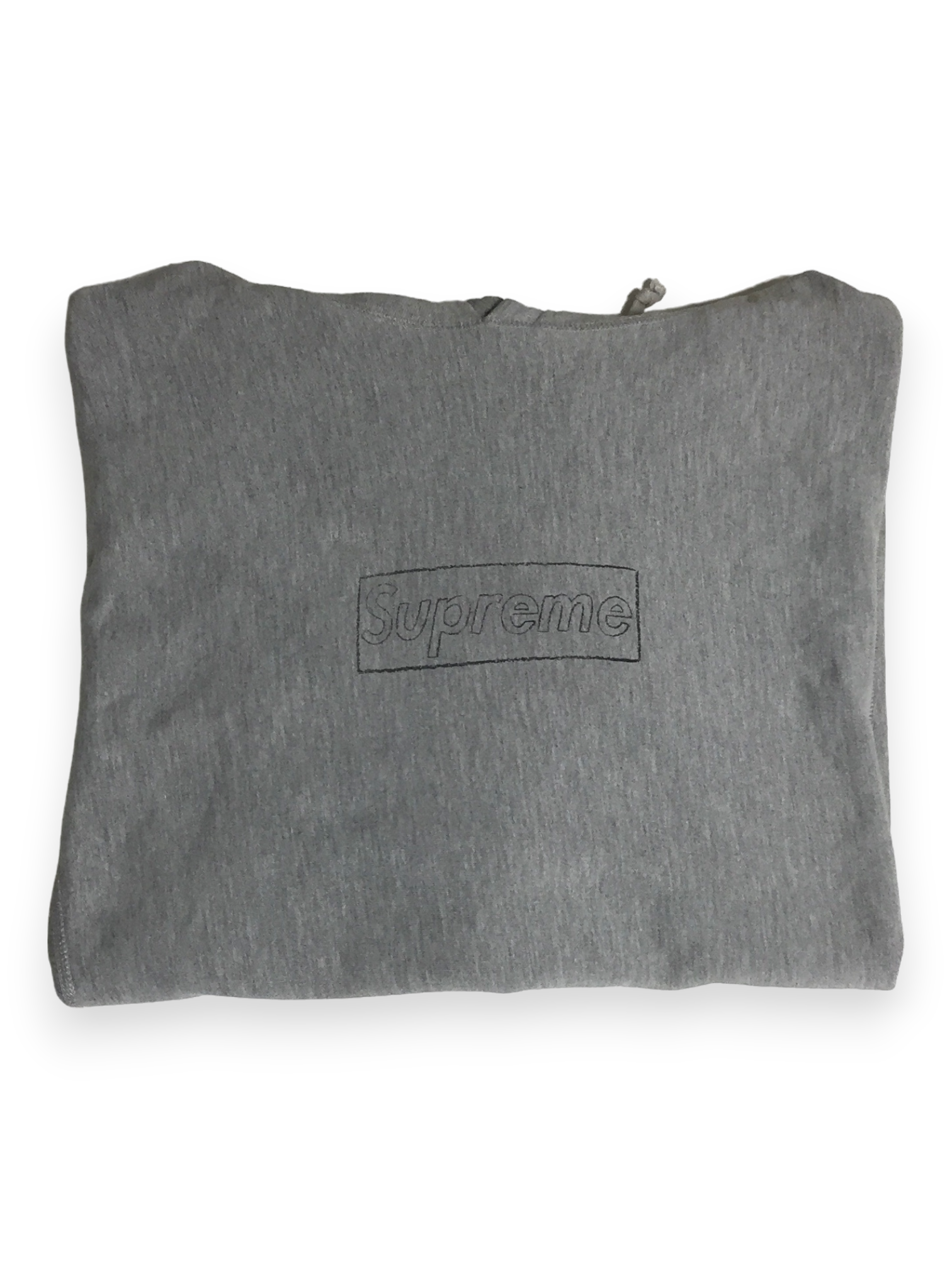 2011 Supreme KAWS Grey Box Logo Hoodie