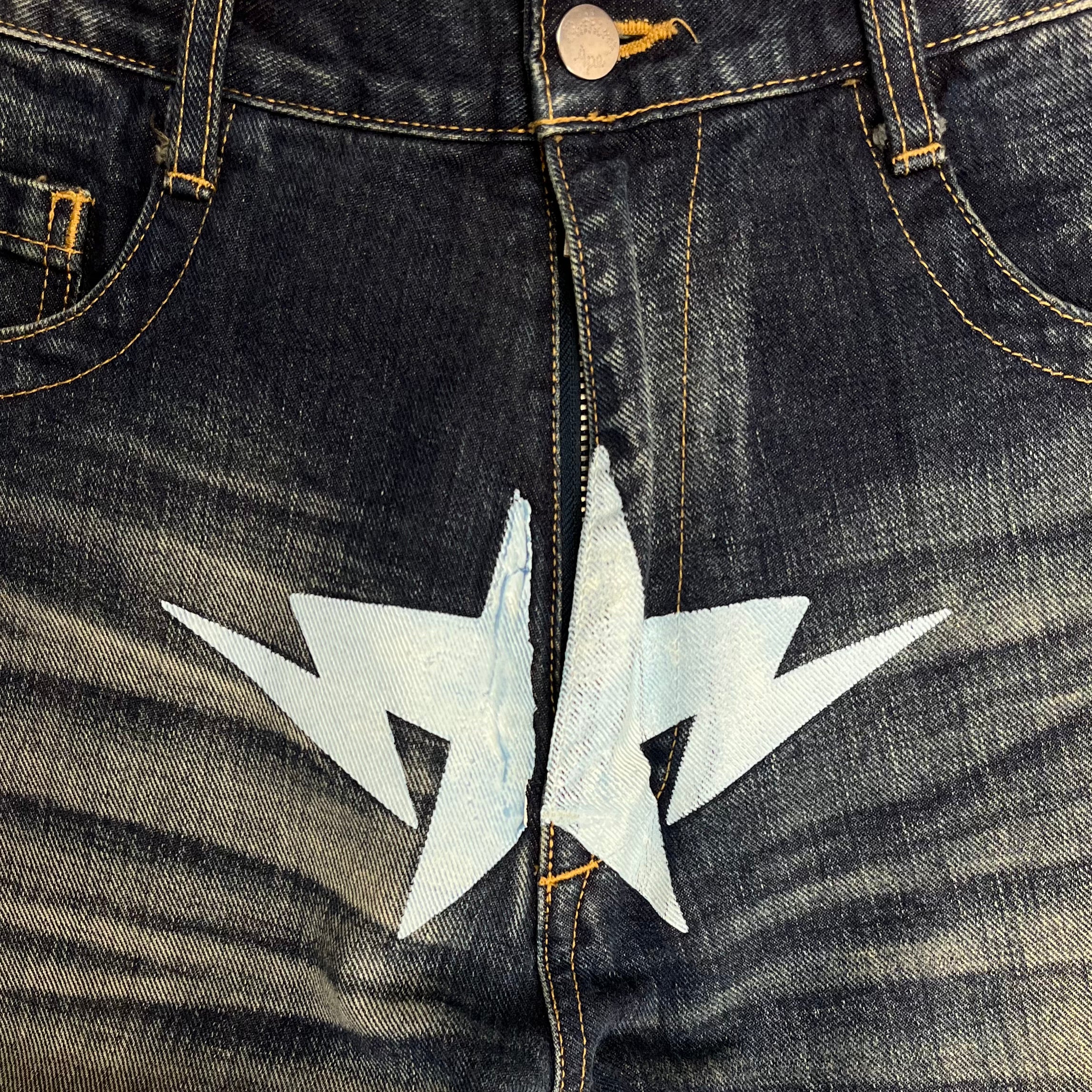 BAPE Twinsta Logo Denim Jeans