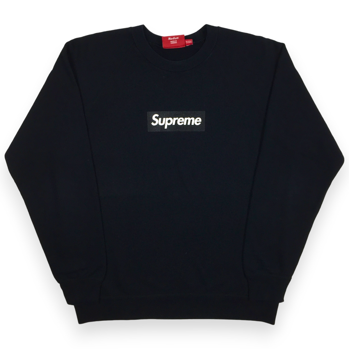 2007 Supreme Screenprint Black Box Logo Crewneck 2007 Supreme Screenprint Black Box Logo Crewneck