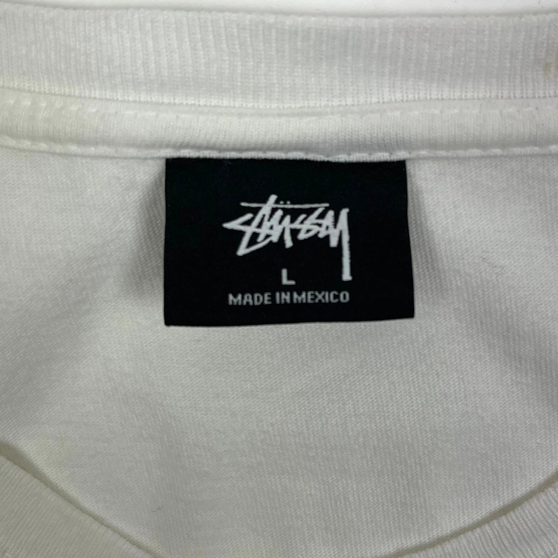 Stussy Vintage White Pink S Tee