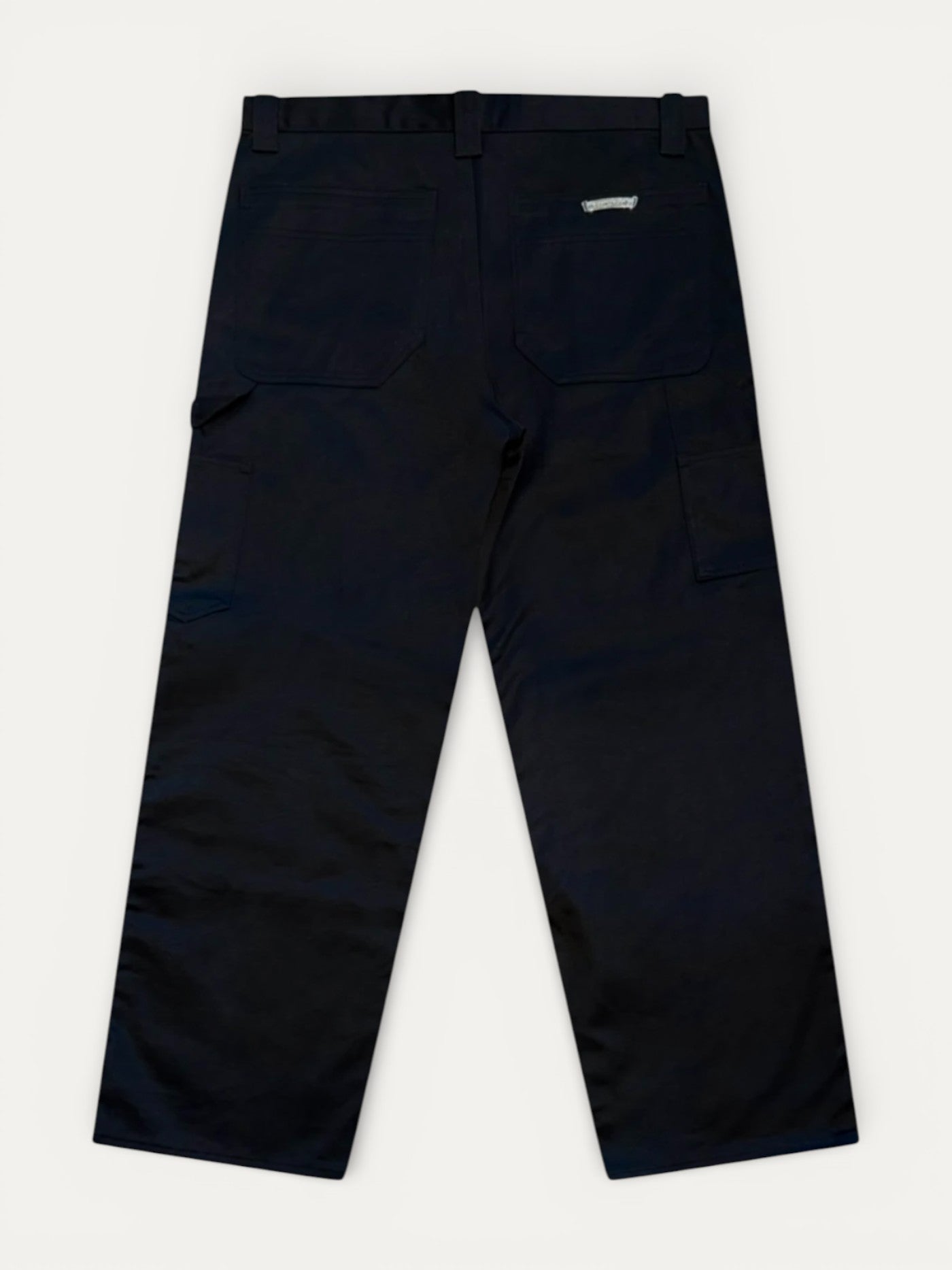 Chrome Hearts Double Knee Black Carpenter Pants