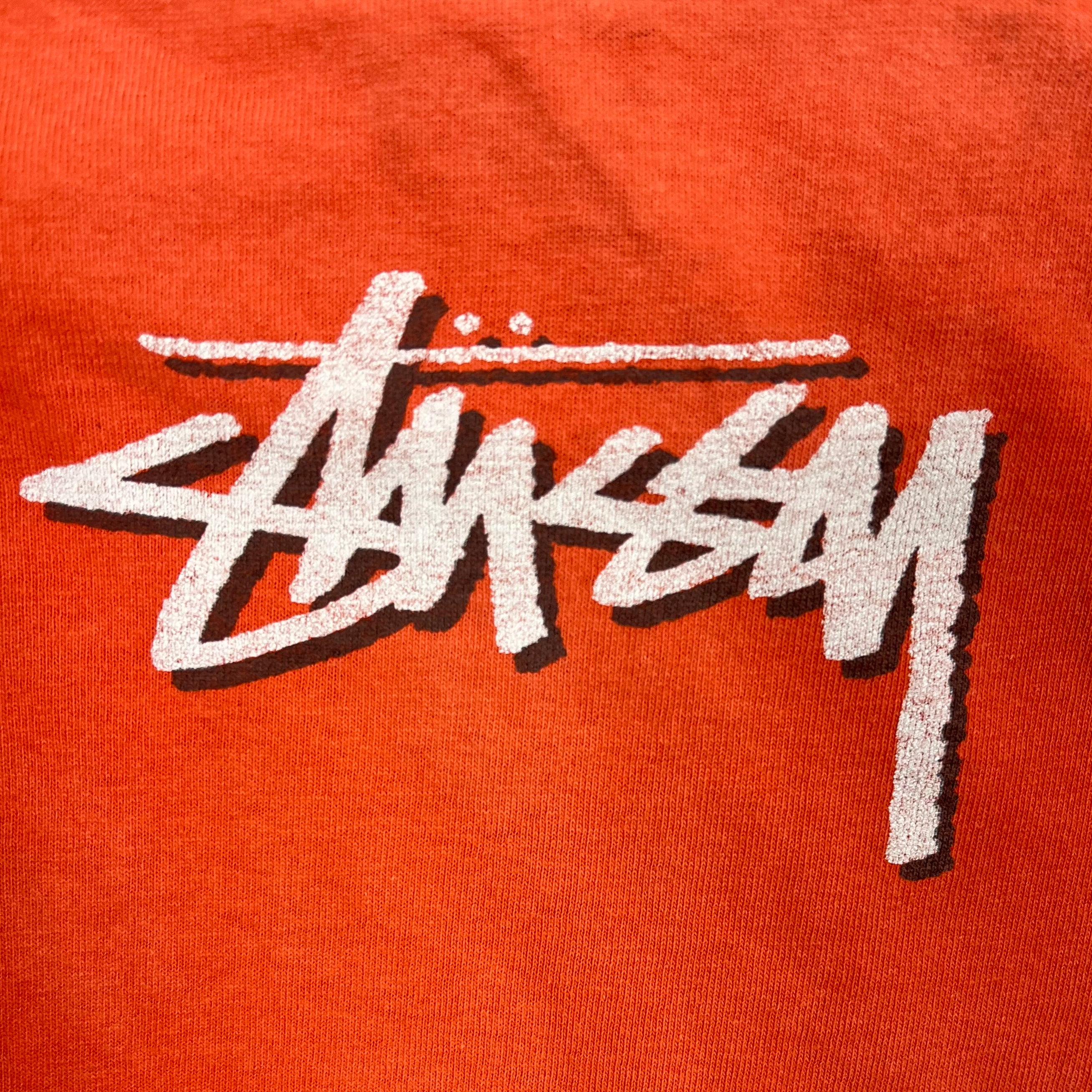 Stussy Vintage Orange Radio Tee