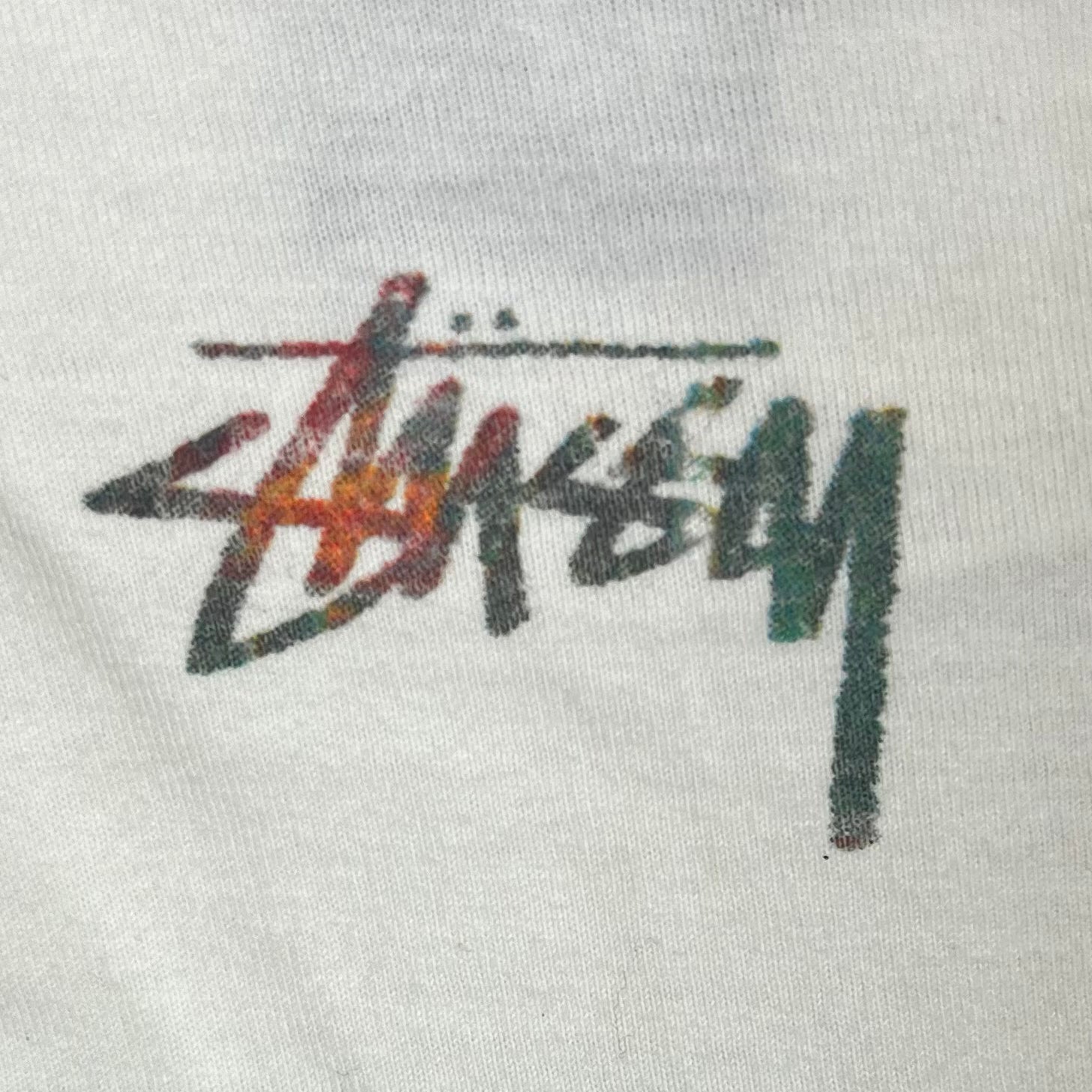 Stüssy Vintage White Double S Logo Tee