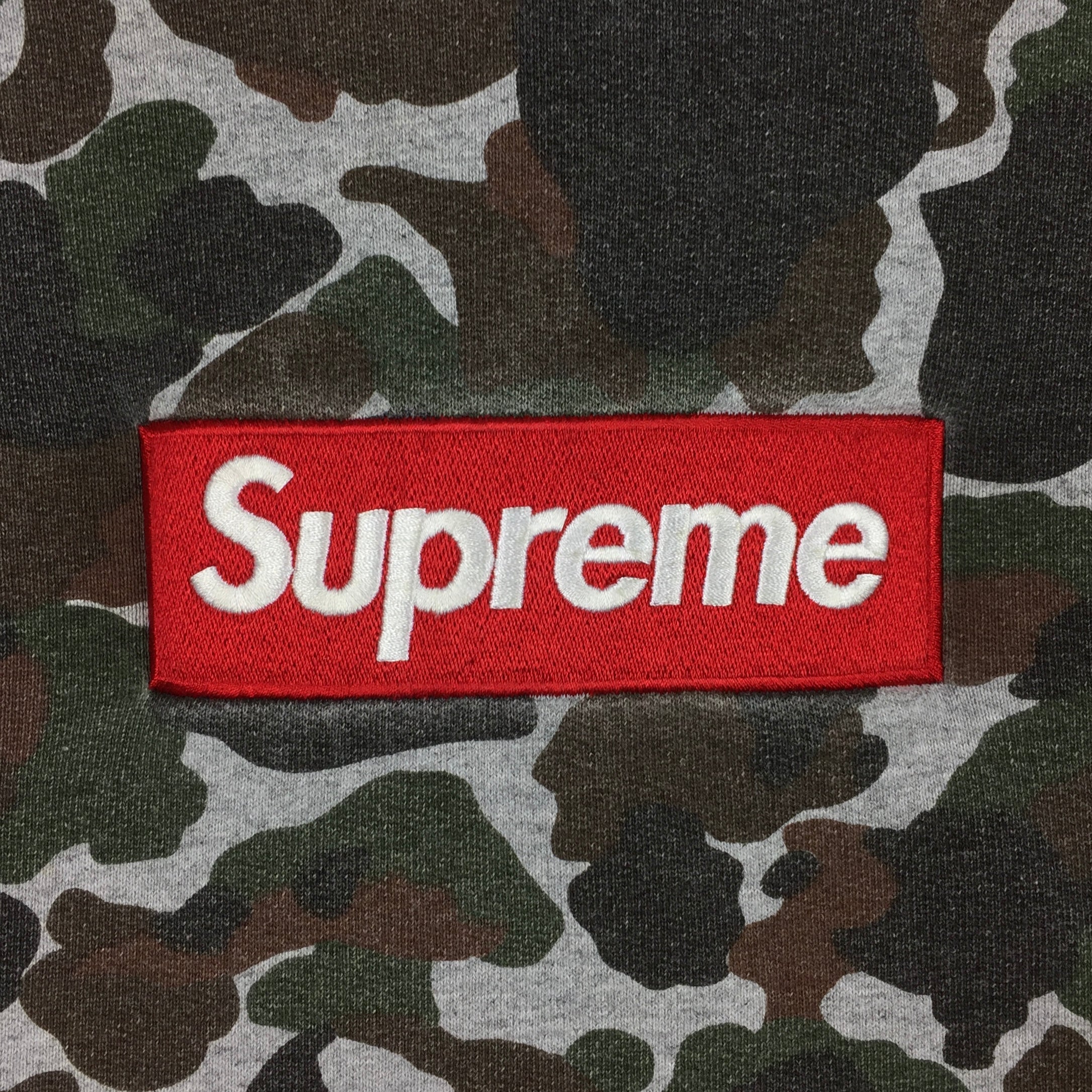 2012 Supreme Duck Camo Box Logo Hoodie