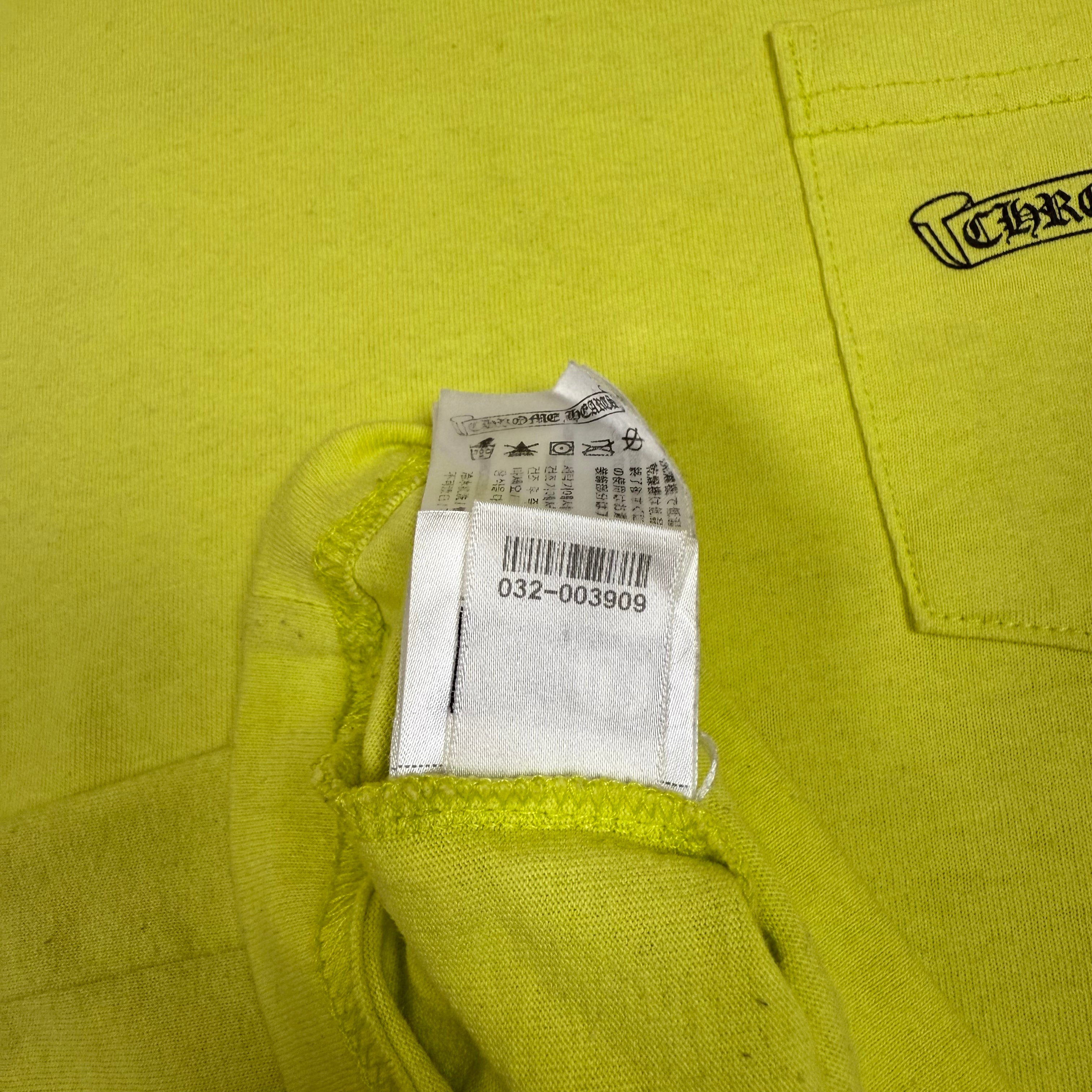 Chrome Hearts Matty Boy Lime Green Link Longsleeve