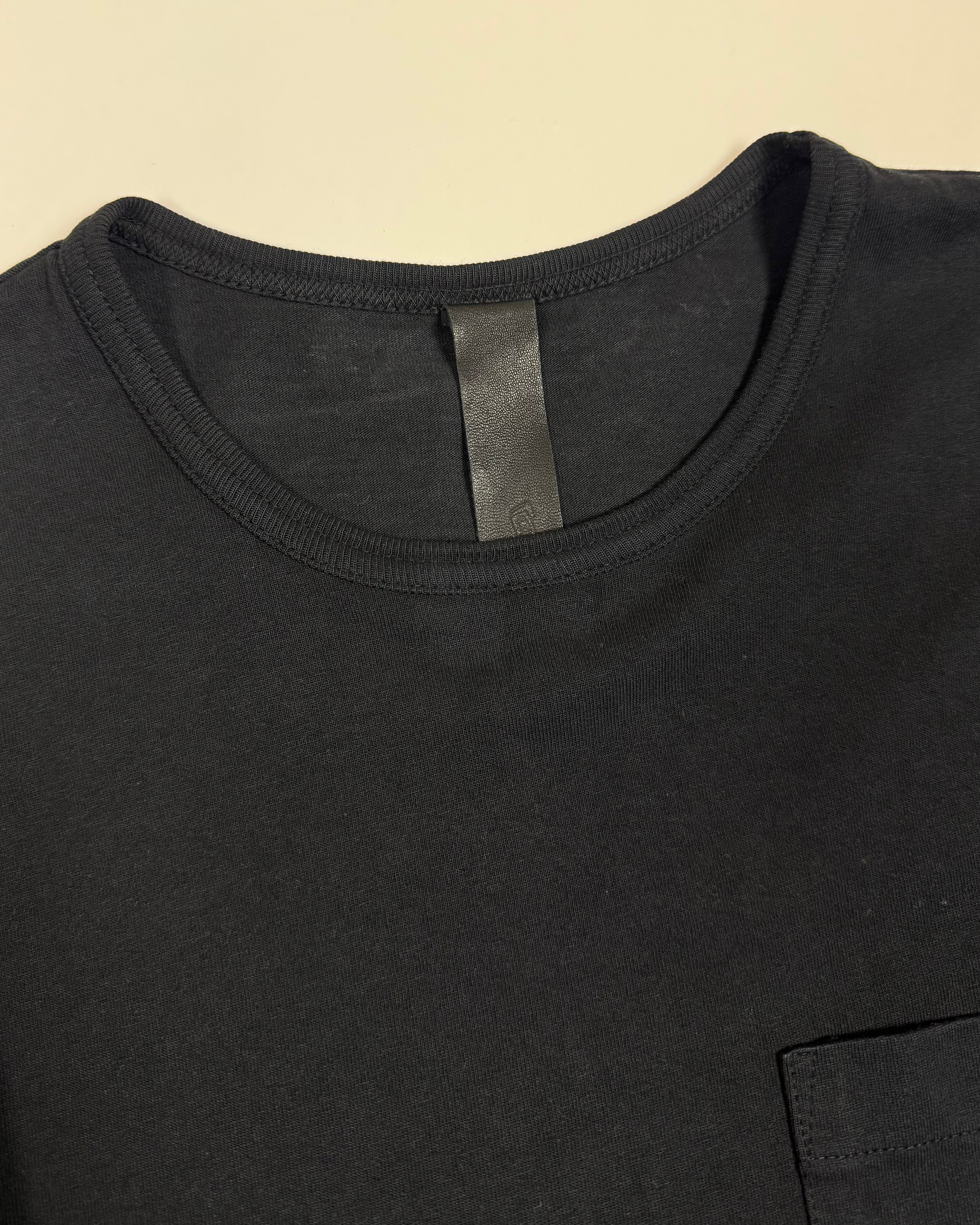 Chrome Hearts Black Stitched Logo Longsleeve