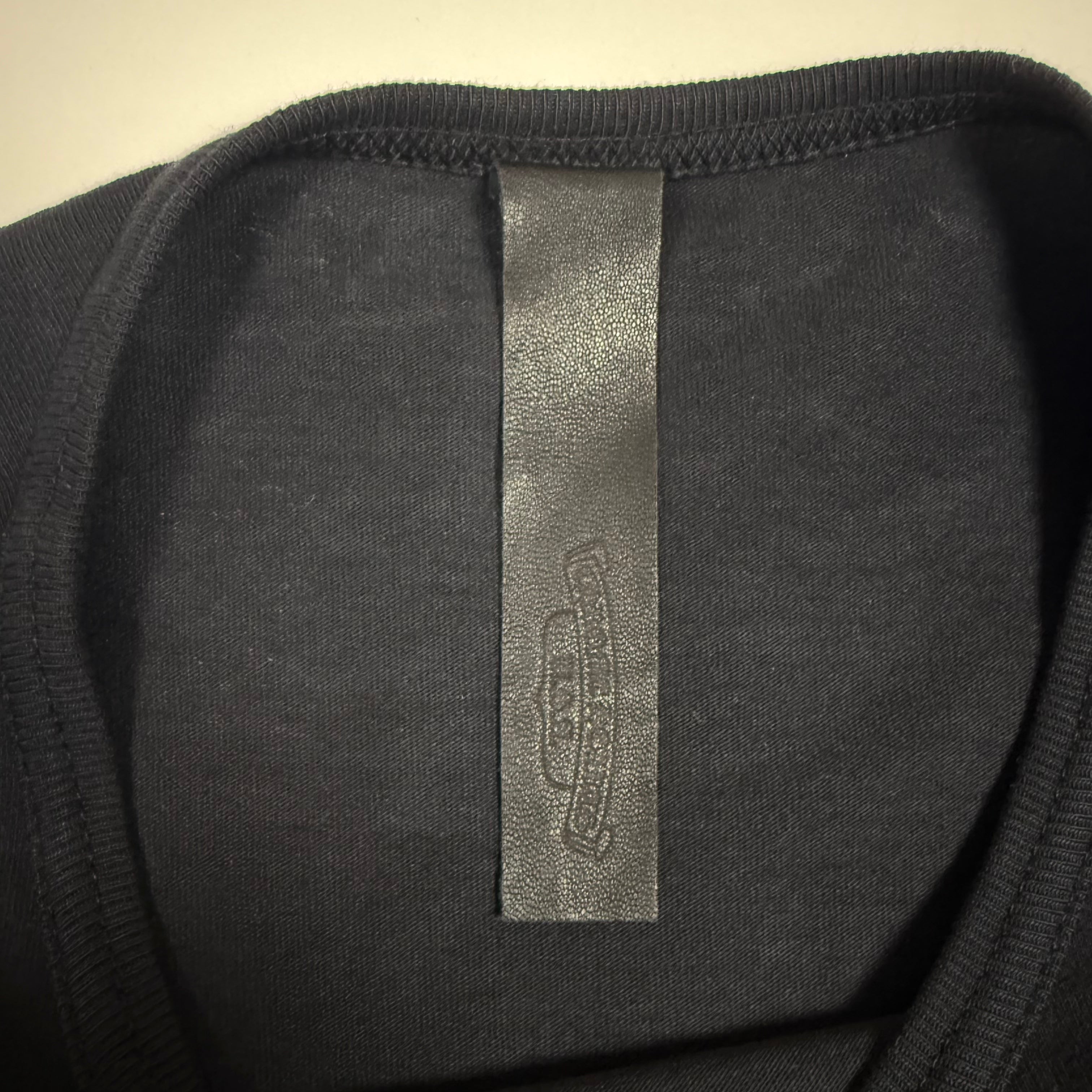 Chrome Hearts Black Stitched Logo Longsleeve