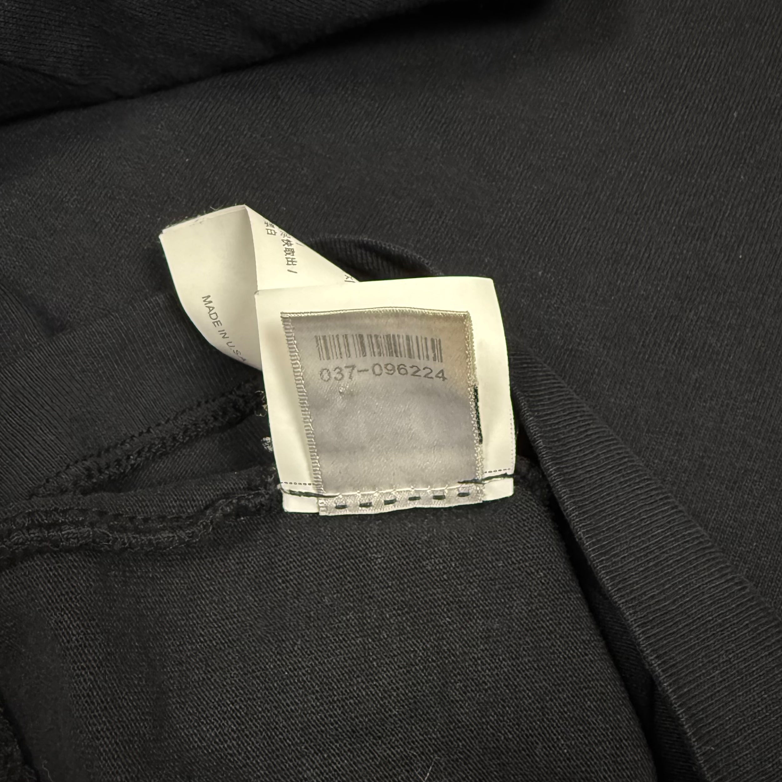 Chrome Hearts Black Stitched Logo Longsleeve