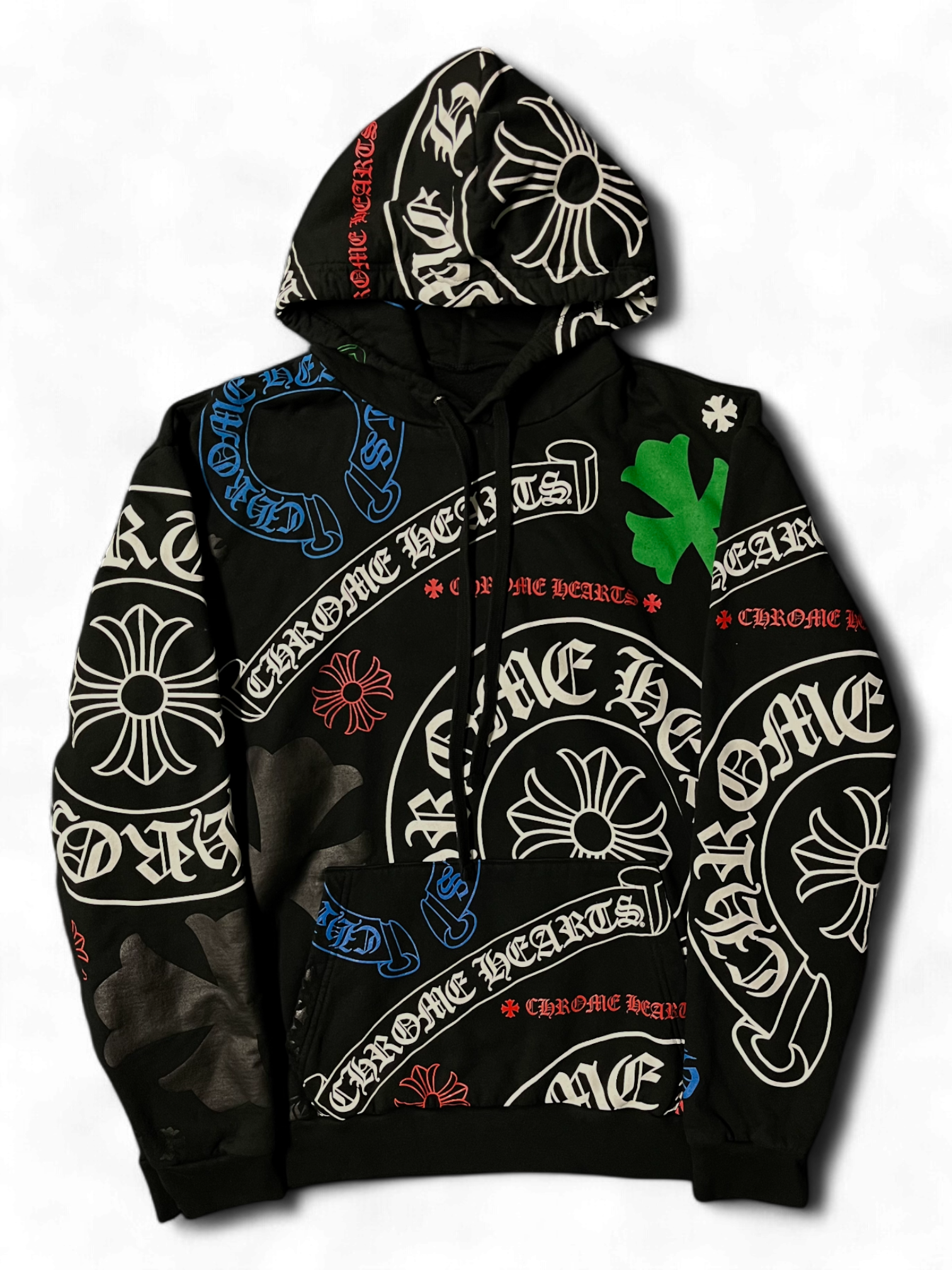 Chrome Hearts Black Stencil Hoodie