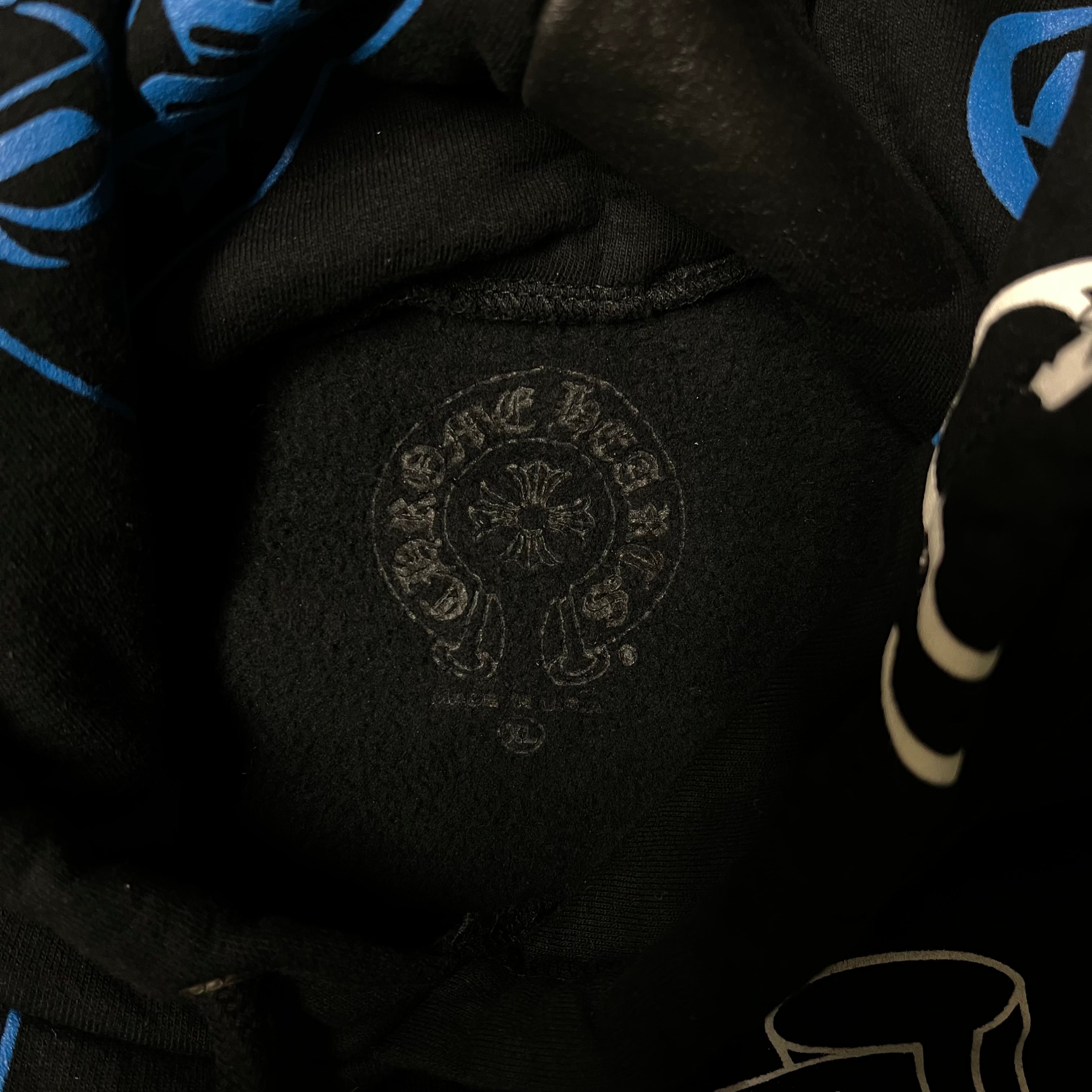 Chrome Hearts Black Stencil Hoodie