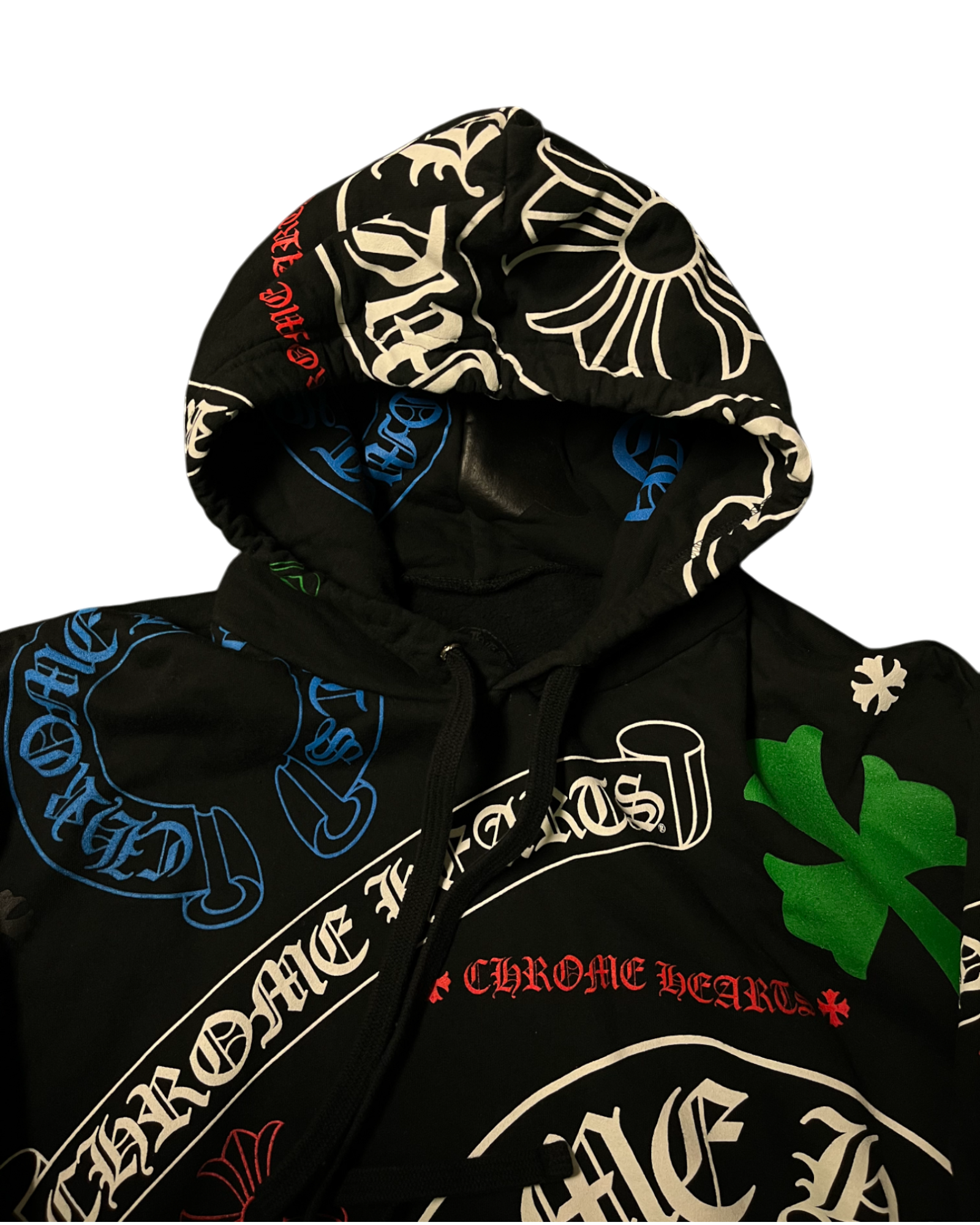 Chrome Hearts Black Stencil Hoodie