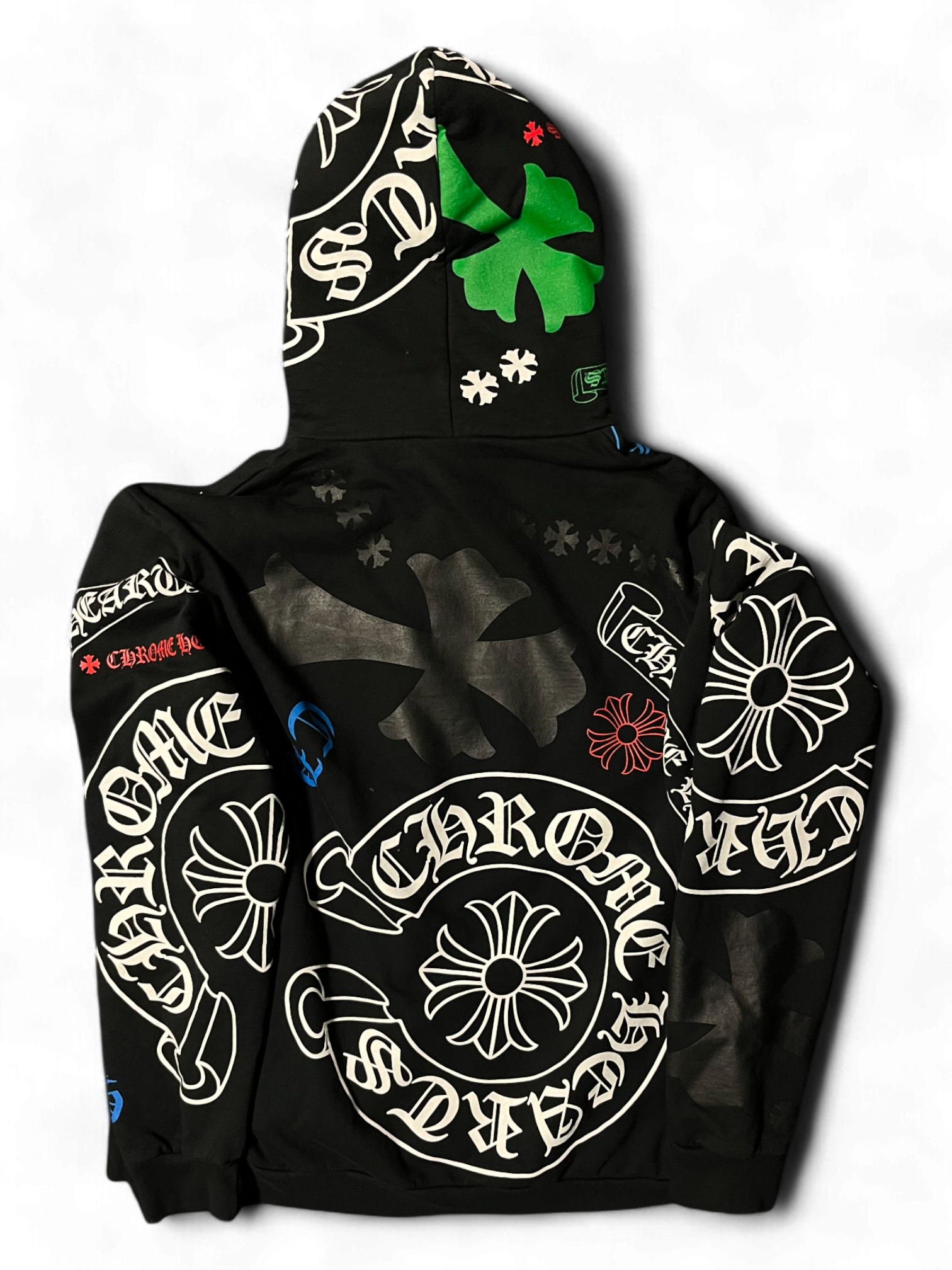 Chrome Hearts Black Stencil Hoodie