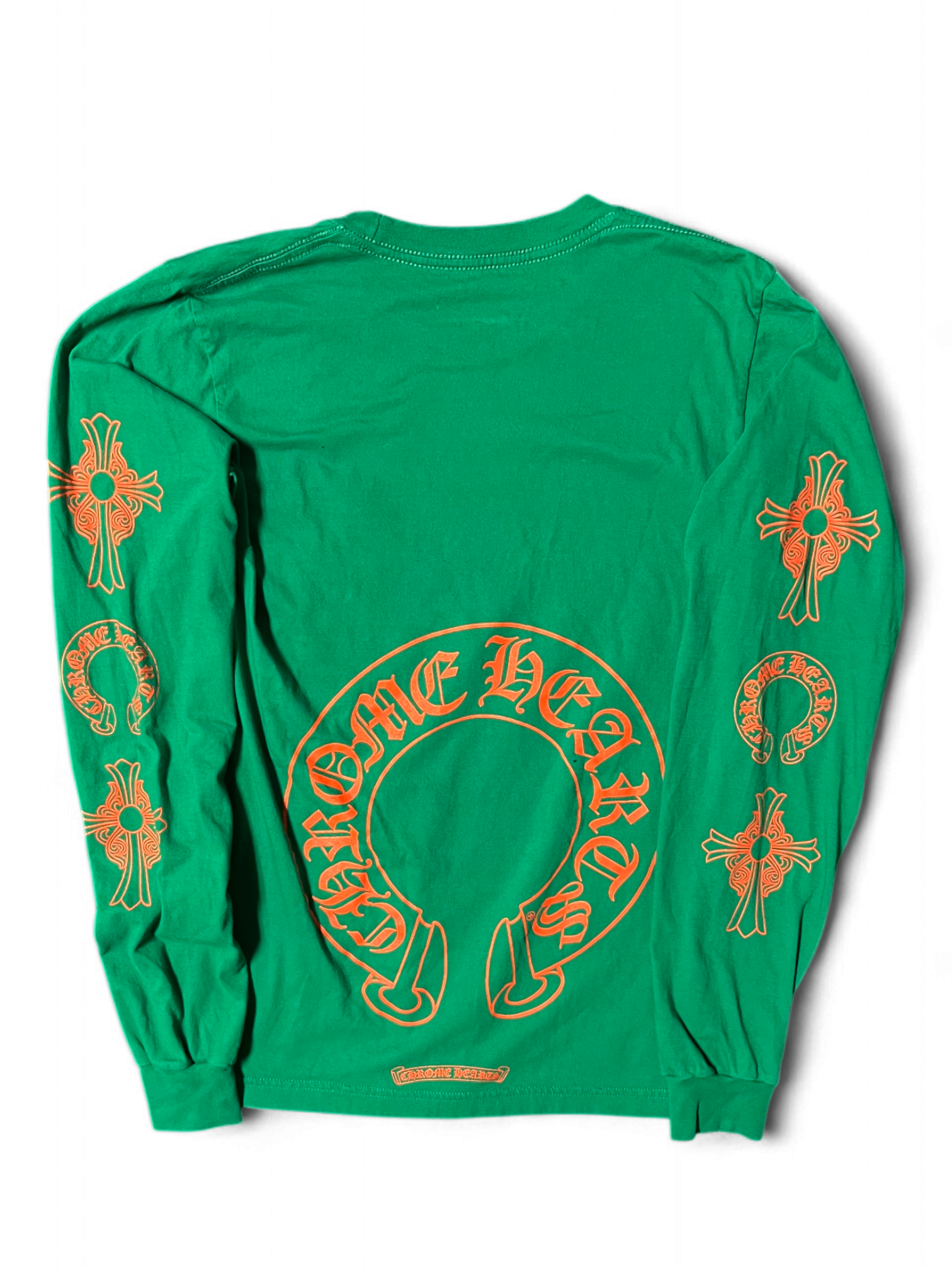 Chrome Hearts Green Orange Horseshoe Longsleeve